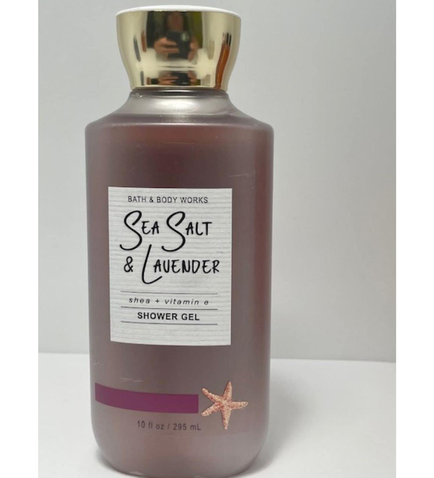 Bath and Body Works Sea Salt Lavender Shower Gel - 10 oz with Shea & Vitamin E - Buy Online on SooperMarket.com
