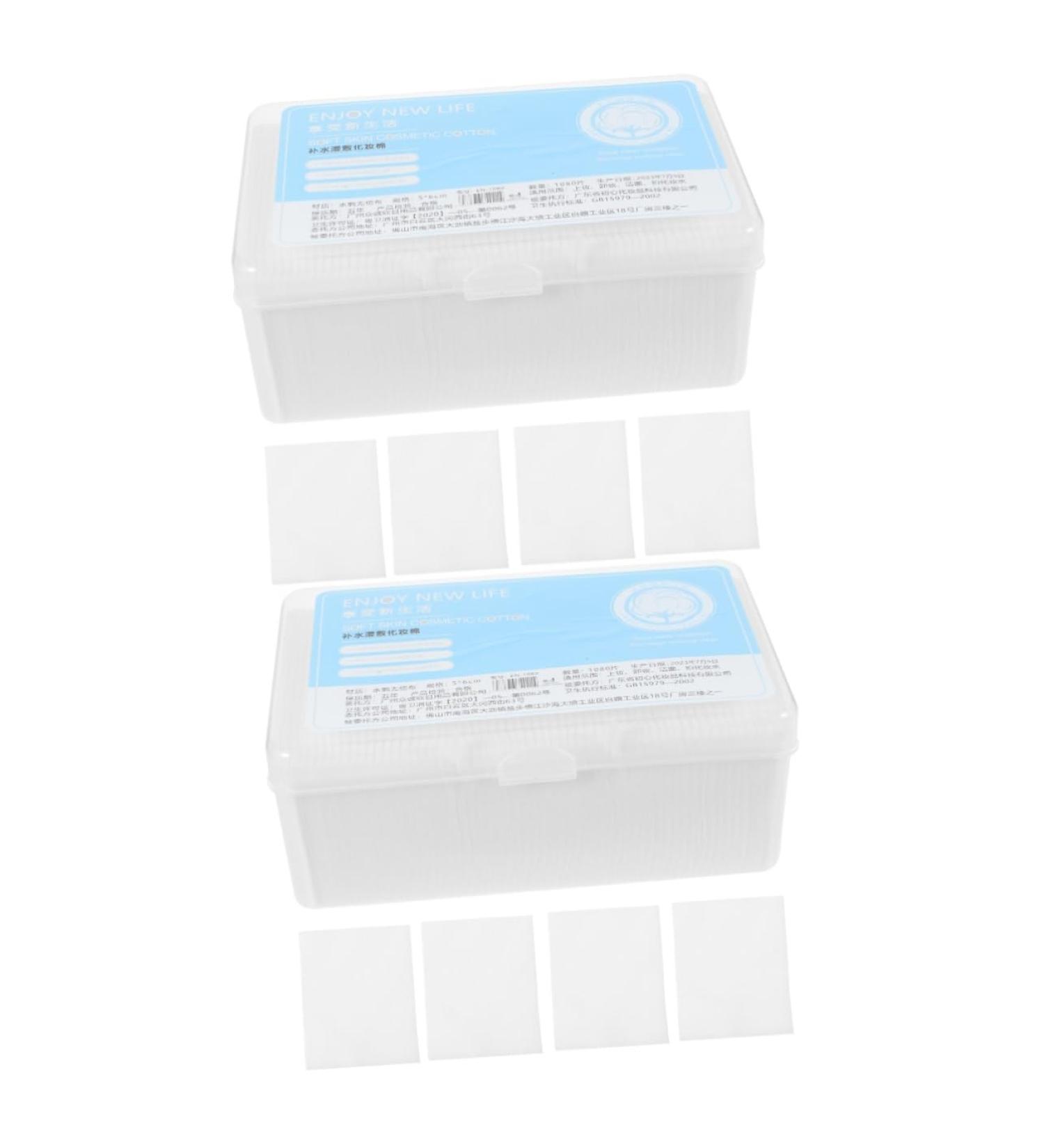 Buy Balacoo 2160 Pcs Square Cotton Pads - Premium Facial Makeup Remover Nail Polish Remover & Cosmetic Pads for Flawless Skin - International Shipping Available - Buy Online on SooperMarket.com