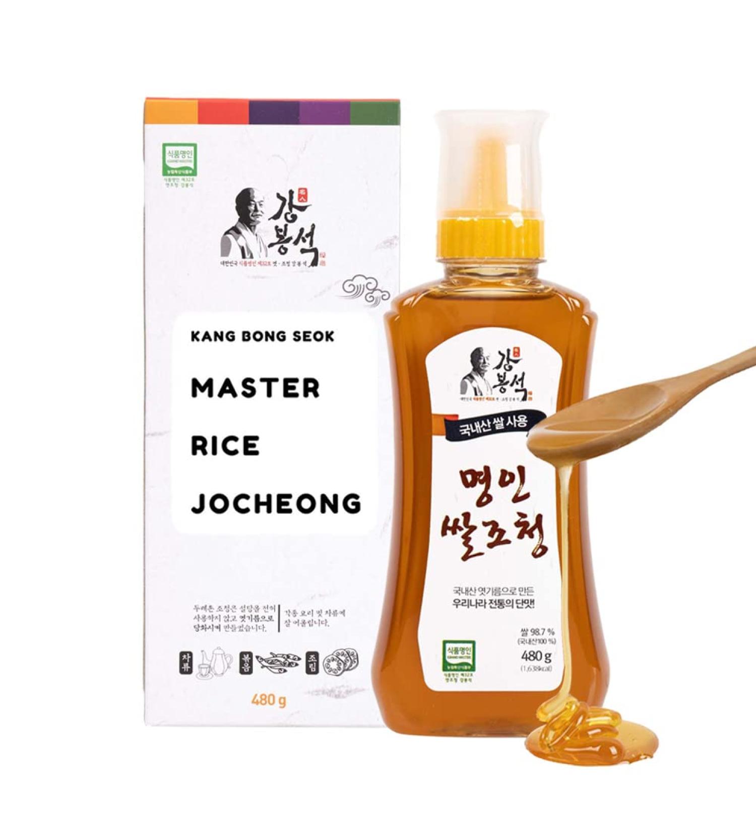 Kang Bong Seok Sugar-Free Rice Jocheong - 17oz Korean Grain Syrup & Cooking Sauce - Buy Online on SooperMarket.com