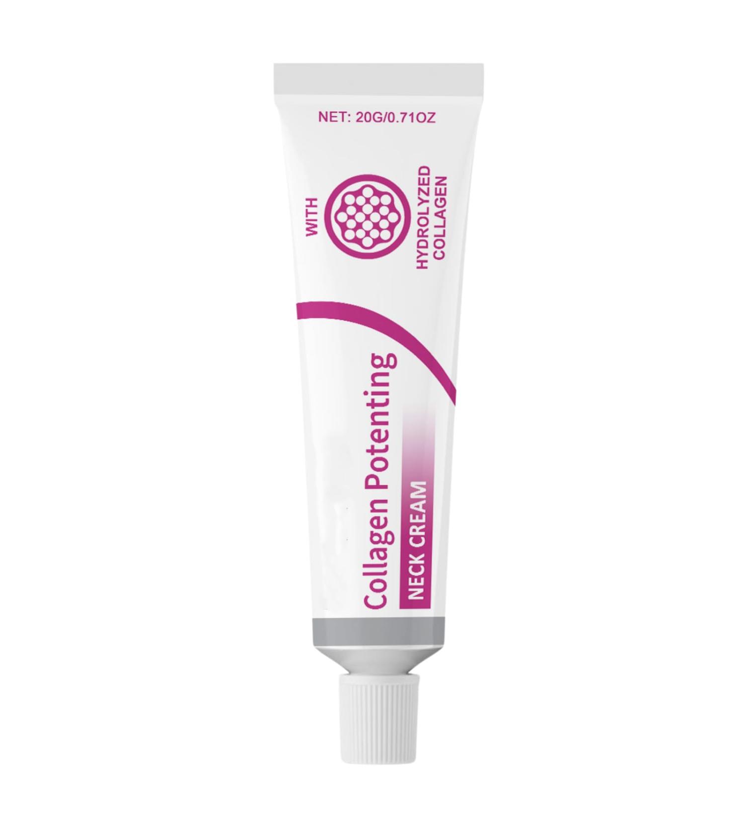 Collagen Potenting Neck Cream Neck Firming Cream Anti Age Face Cream Skin Tightening Cream for Face Anti Wrinkle Moisturizing Smoothing Neck Tightening Lifting Sagging Skin - Buy Online on SooperMarket.com
