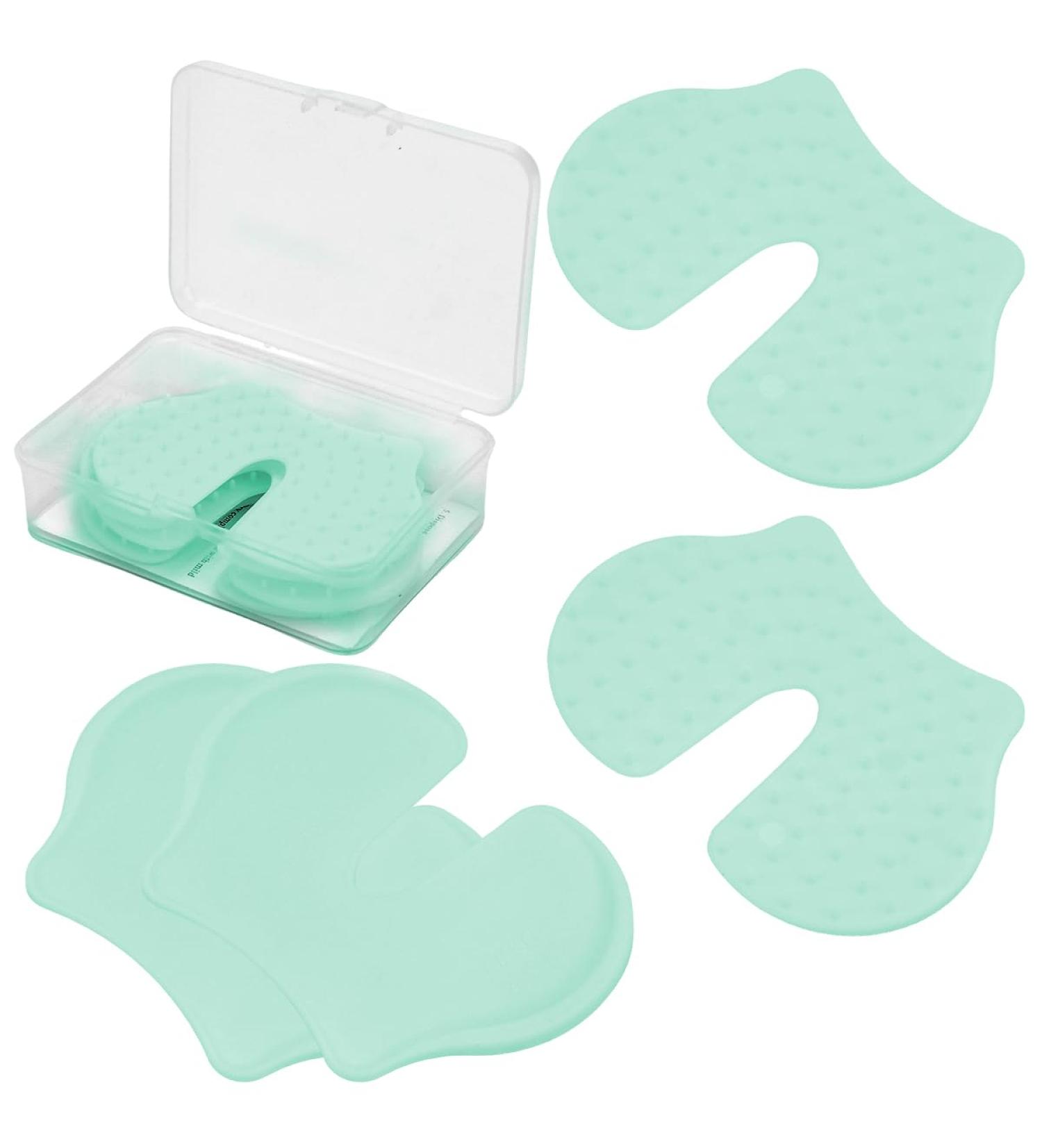 UPIQNG 4 Pcs Shot Pain Reducer Reusable Pain Relief Sheet Hurt Blocker Plastic Immunization Shooting Assist Shot Pain Blocks for Adults Kids LightGreen - Buy Online on SooperMarket.com