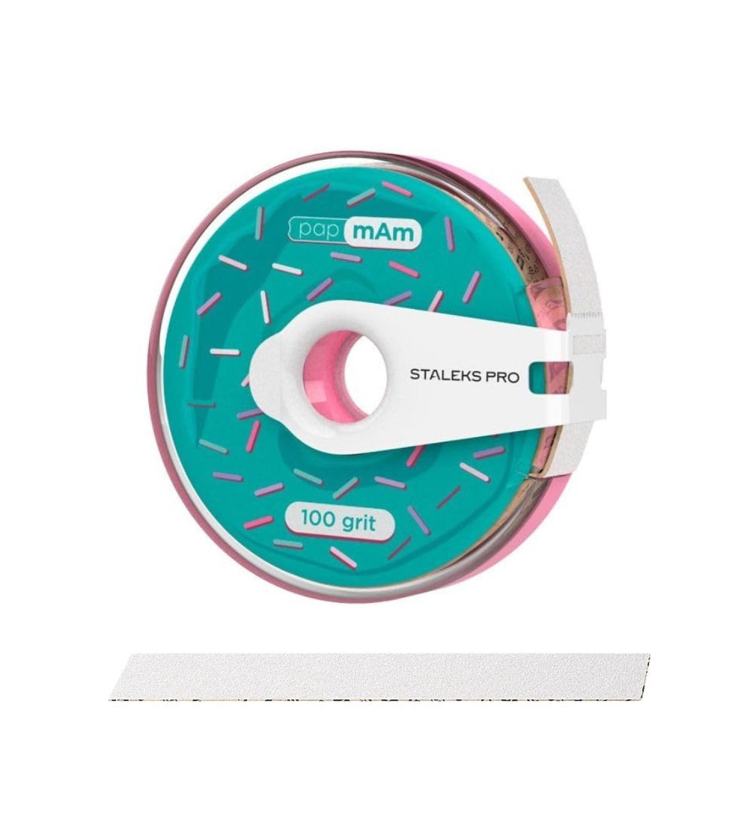 STALEKS PRO BOBBINAIL Donut with White File Refill Papmam Expert ATC Donut File Dispenser 6mts ( Donuts + Refill) (100 Grit) Donuts + recambio #100 - Buy Online on SooperMarket.com