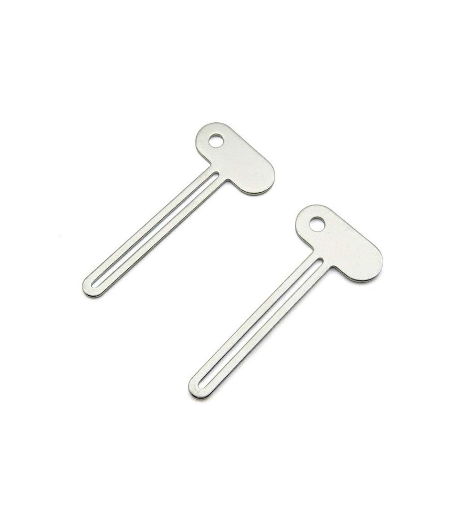 Tube Squeezer Tube Squeezer Extruder Stainless Steel Tube Tube Ringer Cream Toothpaste Ointment Extruder Multifunctional Living Convenient Energy Saving Eco Measures Toothpaste Gray Hair Dyeing Ointment Practical Cream Cosmetics Paints (2 Pieces) To Profe - Buy Online on SooperMarket.com
