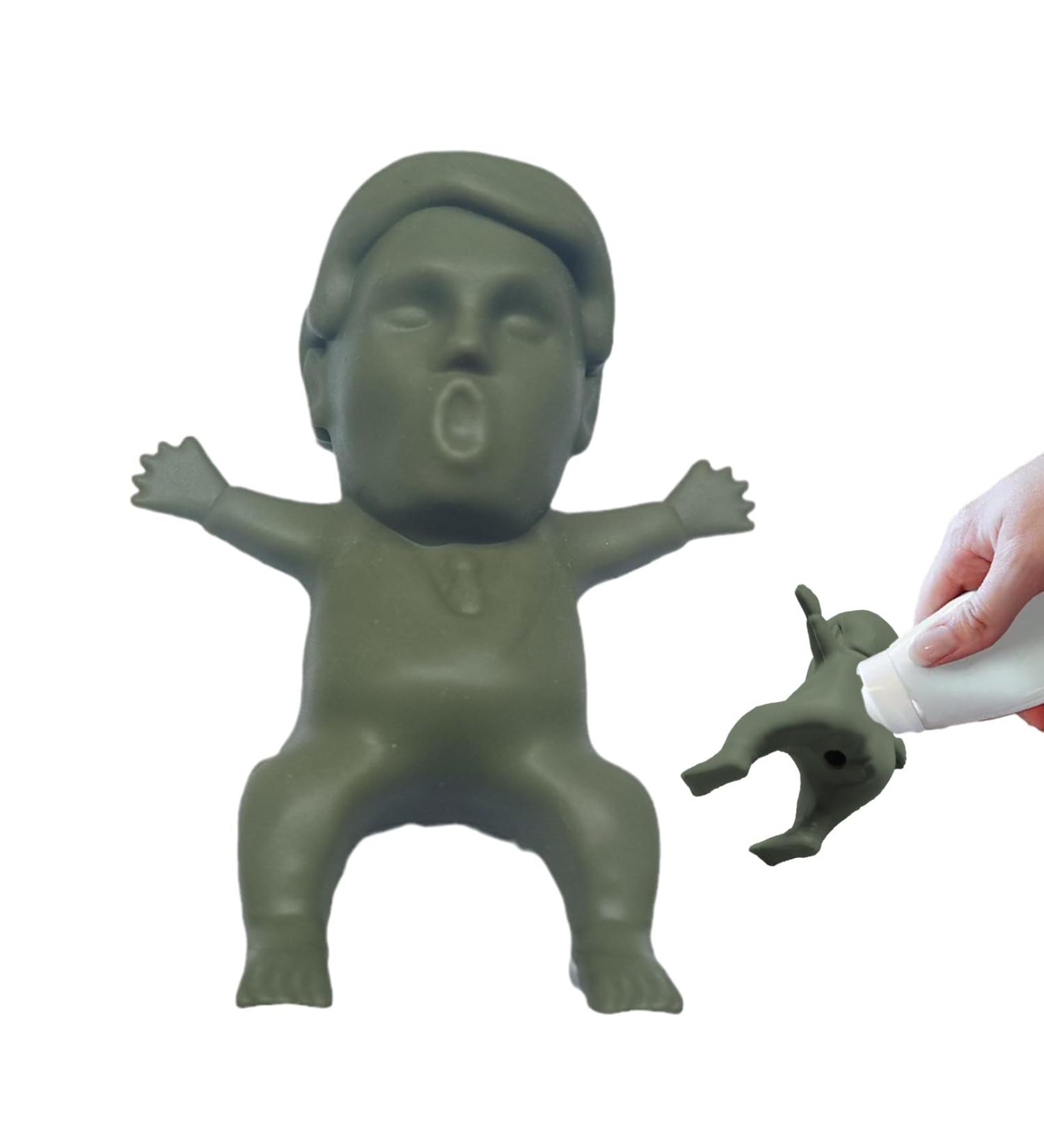 BUKISA Funny Toothpaste Cap - Pump Lid Squeezer with Fun President's | Toothpaste Gadgets for Tube Squeezing Toothpaste Accessories for Adult and Kids Bathroom Green - Buy Online on SooperMarket.com