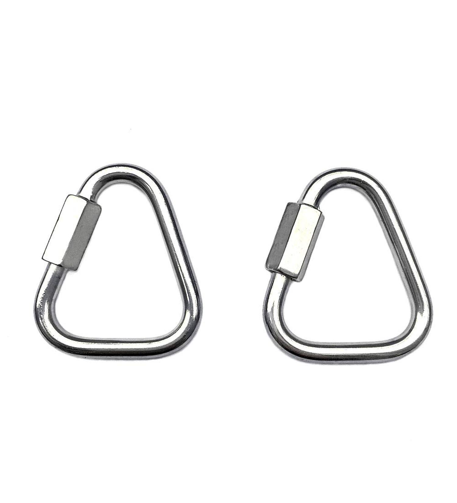 Long Buy 2Pcs 316 Stainless Steel Delta Quick Link 5/32"(4mm) - 3/8"(10mm) Marine Grade Triangle M5 3/16" - Buy Online on SooperMarket.com