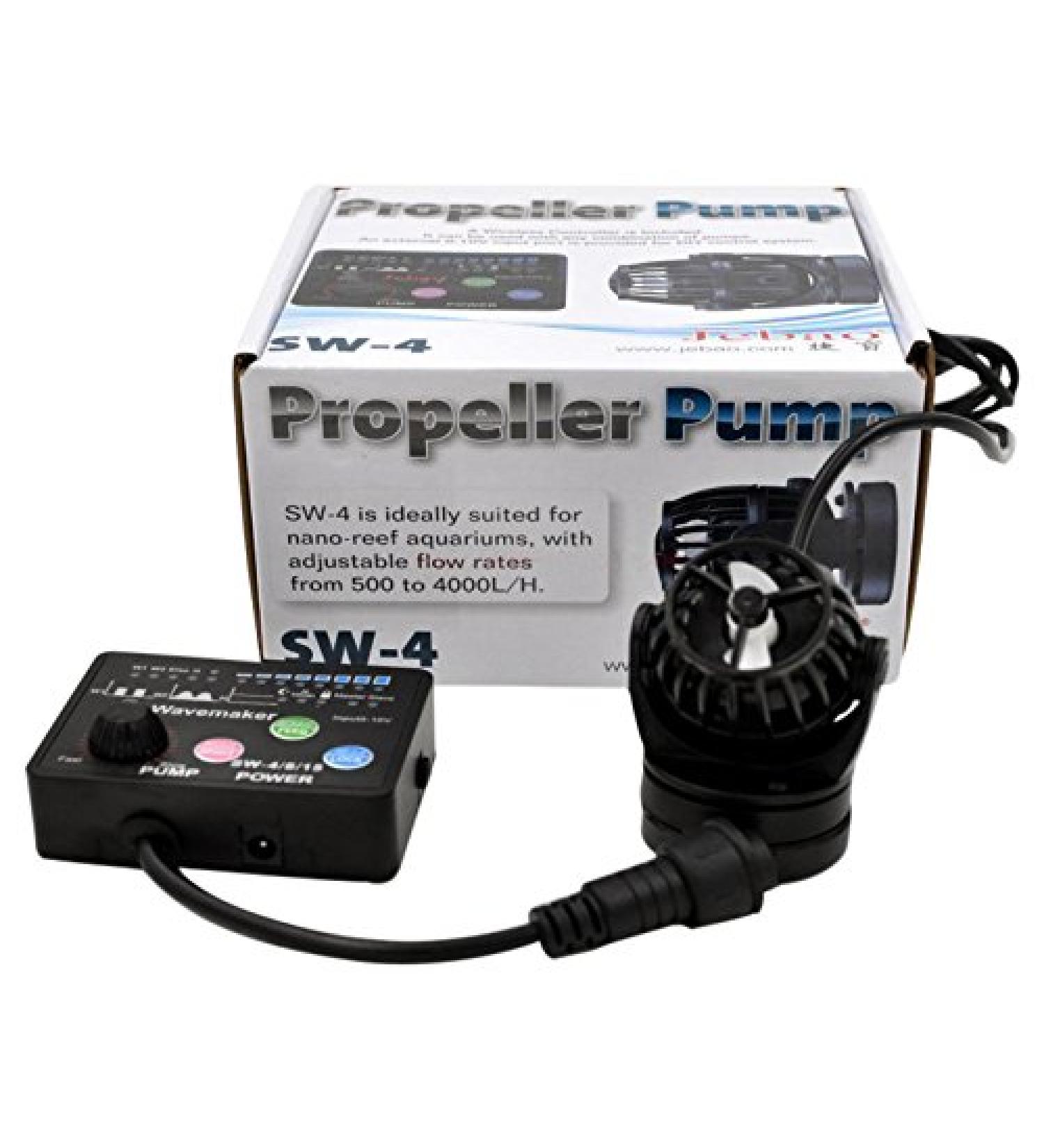 Jebao SW4 Wave Maker Pump with Controller - Magnetic Mount Included - Buy Online on SooperMarket.com