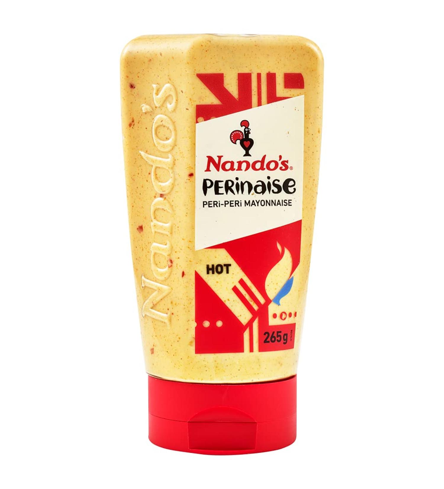 Nando's Perinaise Hot Mayonnaise 265g - Spicy Condiment (Pack of 1) - Buy Online on SooperMarket.com