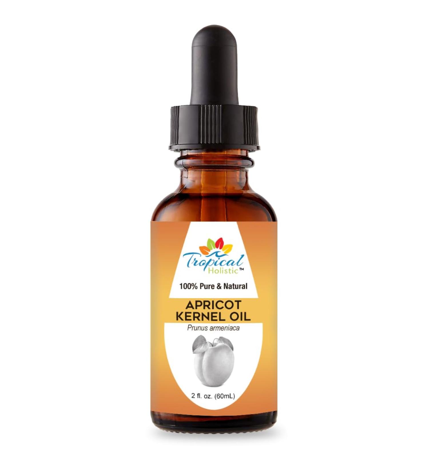 100% Pure Organic Apricot Kernel Oil - Cold-Pressed 2 oz from Turkey | Ideal for Massage Skincare Hair & Aromatherapy - Buy Online on SooperMarket.com