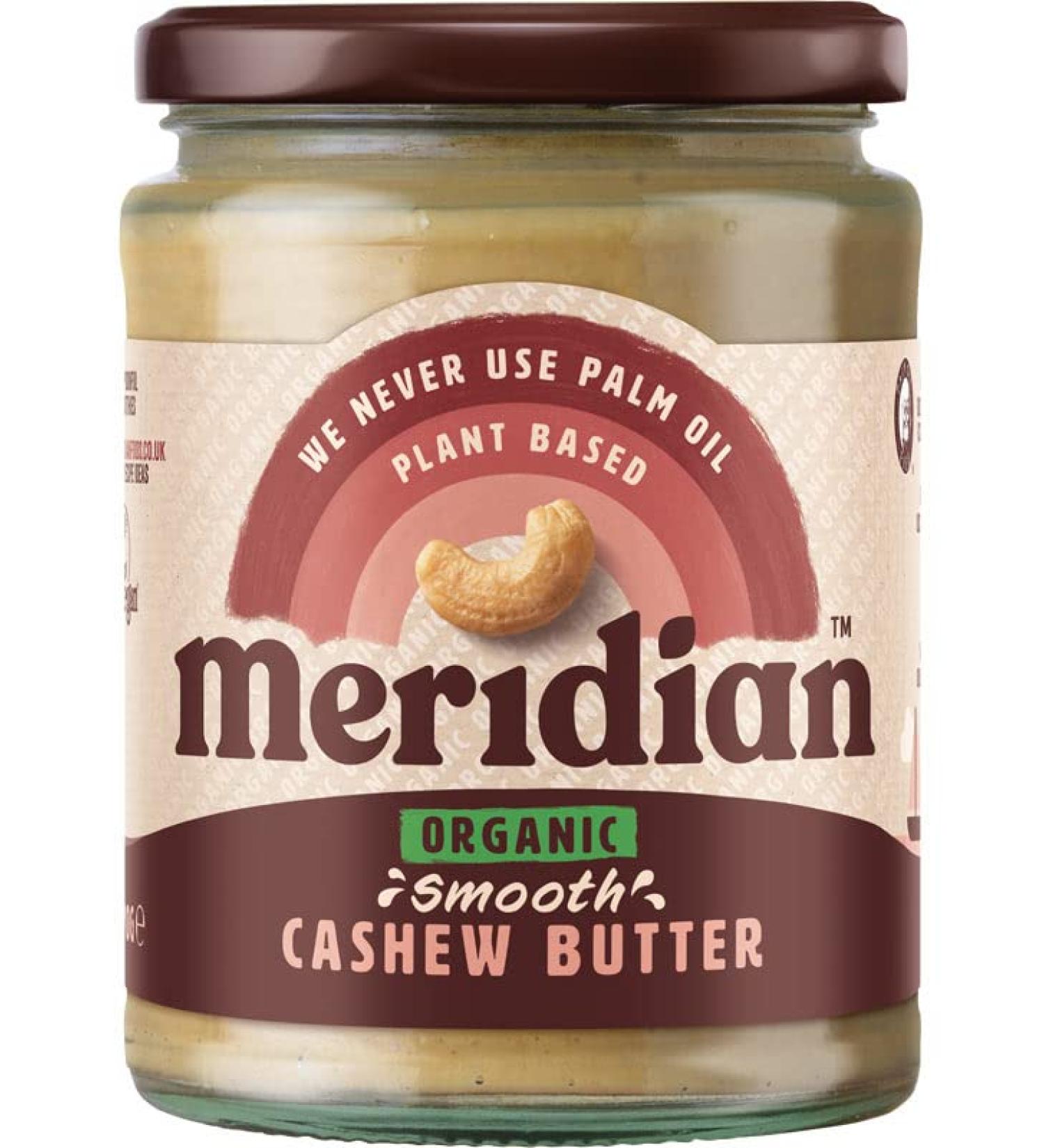 Meridian Organic Smooth Cashew Butter Spread 470 g