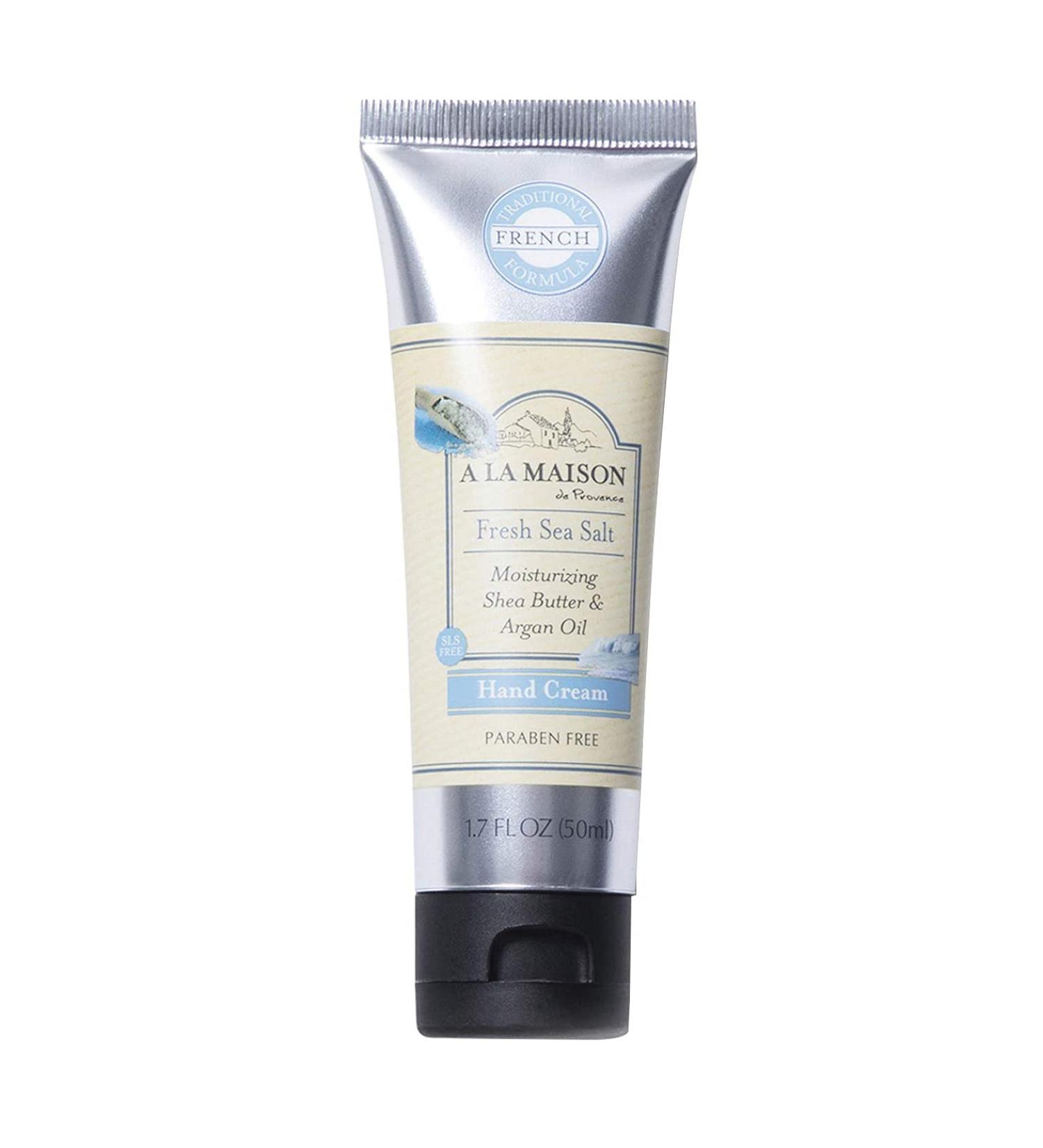 A La Maison De Provence Hand and Body Cream | Natural Moisturizing Lotion with Argan Oil and Shea Butter | Moisturizer for Dry Skin | Paraben and Phthalates Free | Fresh Sea Salt Scent 1.7 Oz (1 Pack) 1.7 Fl Oz (Pack of  - Buy Online on SooperMarket.com
