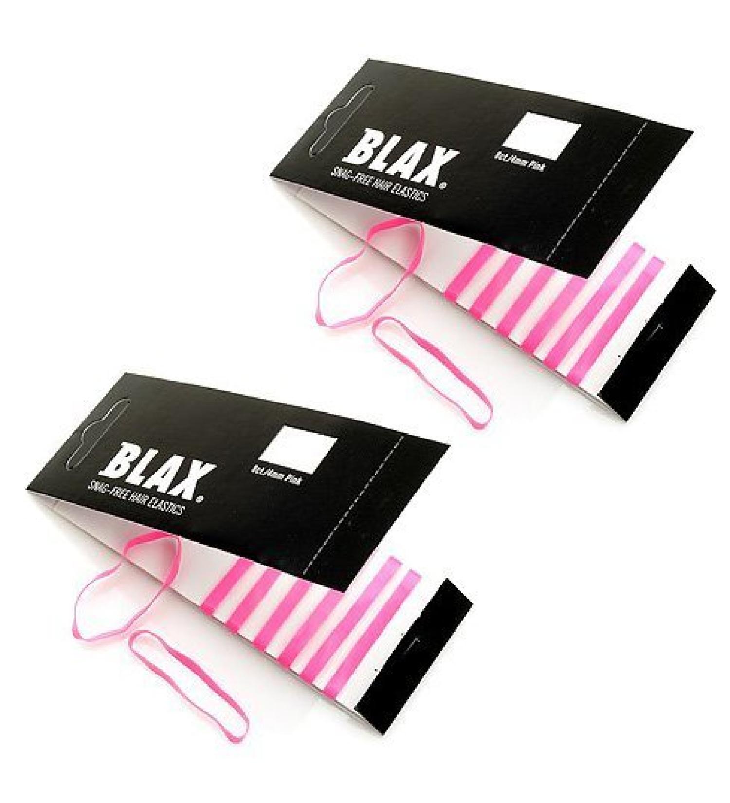 Blax PINK Snag-Free 4mm Hair Elastics - 8 Count (2-Pack) - Buy Online on SooperMarket.com