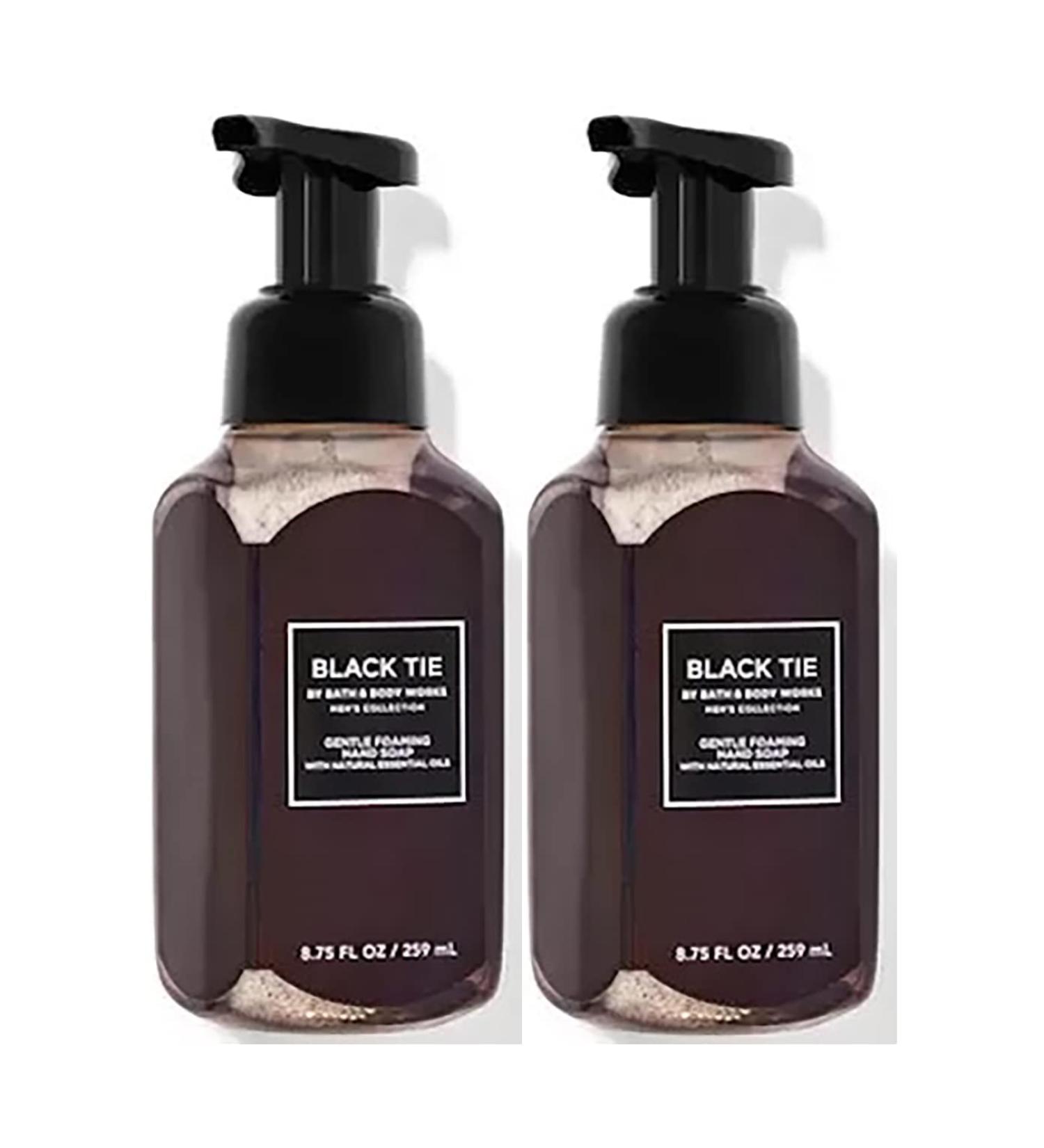Bath & Body Works Bath and Body Works Black Tie Gentle Foaming Hand Soap 8.75 Ounce 2-Pack (Black Tie) 17.5 Ounce Black Tie 8.75 Ounce