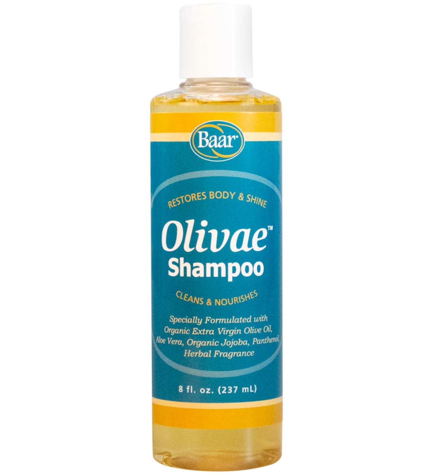 Buy Baar Olivae Organic Olive Oil Shampoo - Nourishing Hair Care with Aloe Vera & Jojoba Oil | 8 oz for All Hair Types - Buy Online on SooperMarket.com