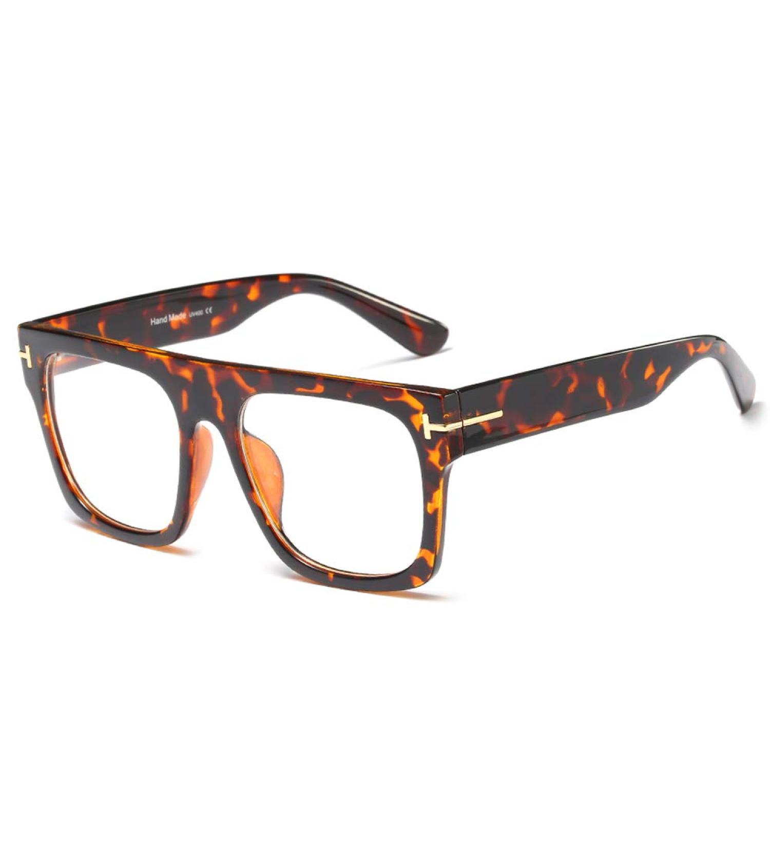 Jurchio Unisex Classic Space Glasses | Vintage Look Clear Frames for Men & Women | Includes Glasses Case - Buy Online on SooperMarket.com