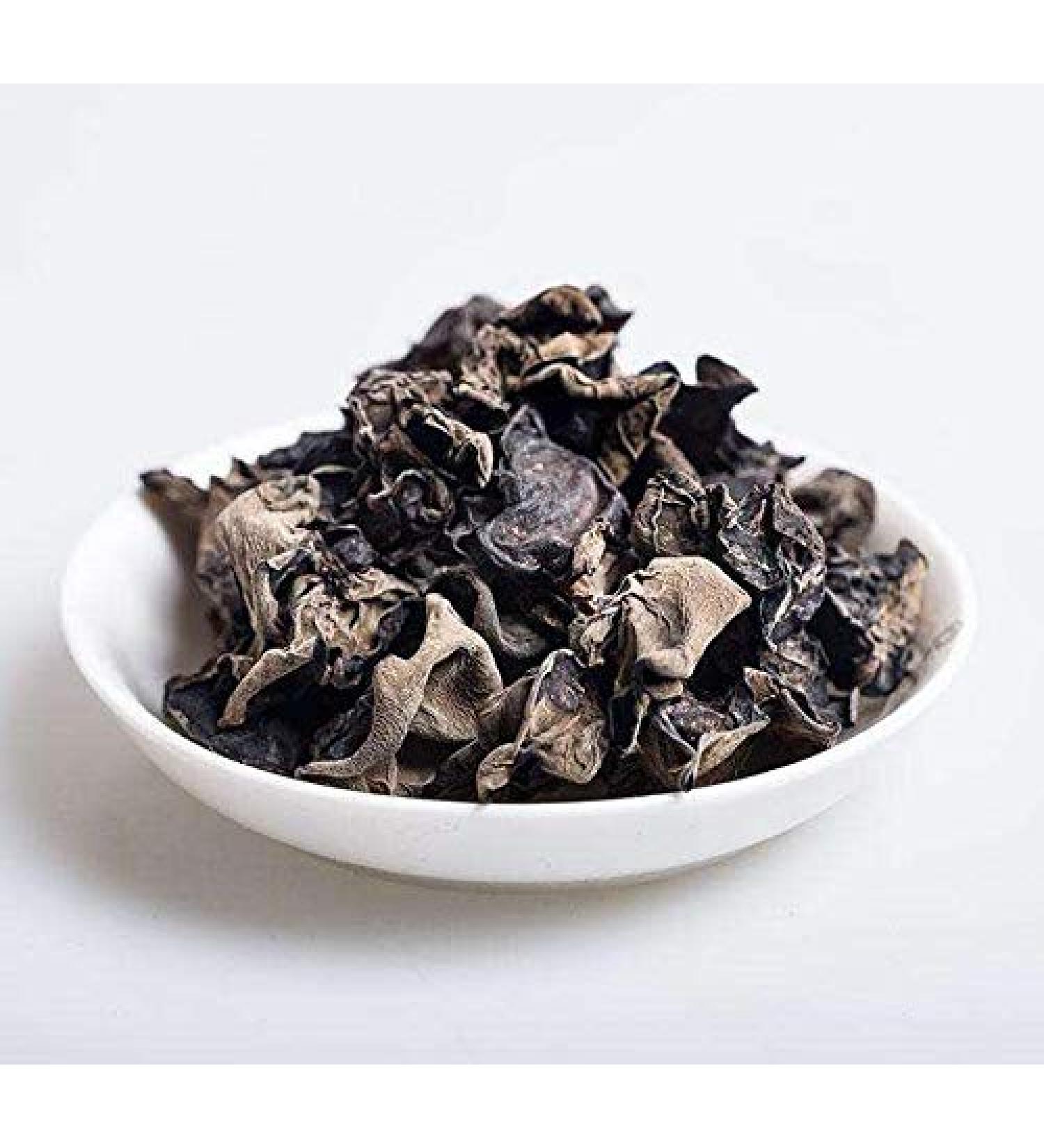 50g Edible Dried Black Fungus Cloud Ear Fungus Wild Mushrooms Cloud Ear Fungi Auricularia Polytricha Chinese Japanese Asian Cooking Baking - Buy Online on SooperMarket.com