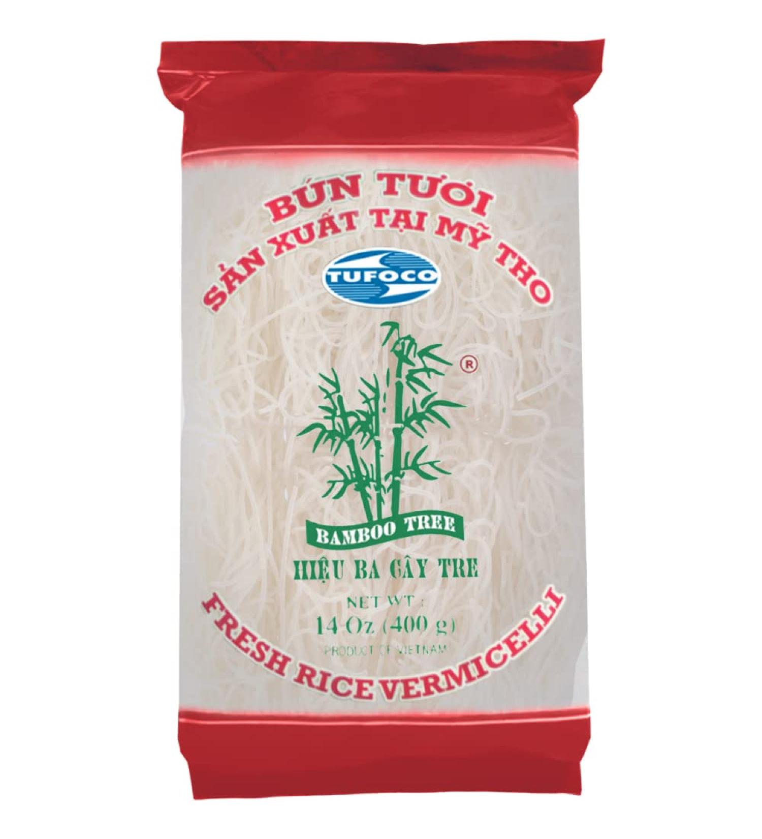 BAMBOO TREE Rice Vermicelli 400g - Authentic Thai Noodles for Delicious Asian Cuisine - Buy Online on SooperMarket.com