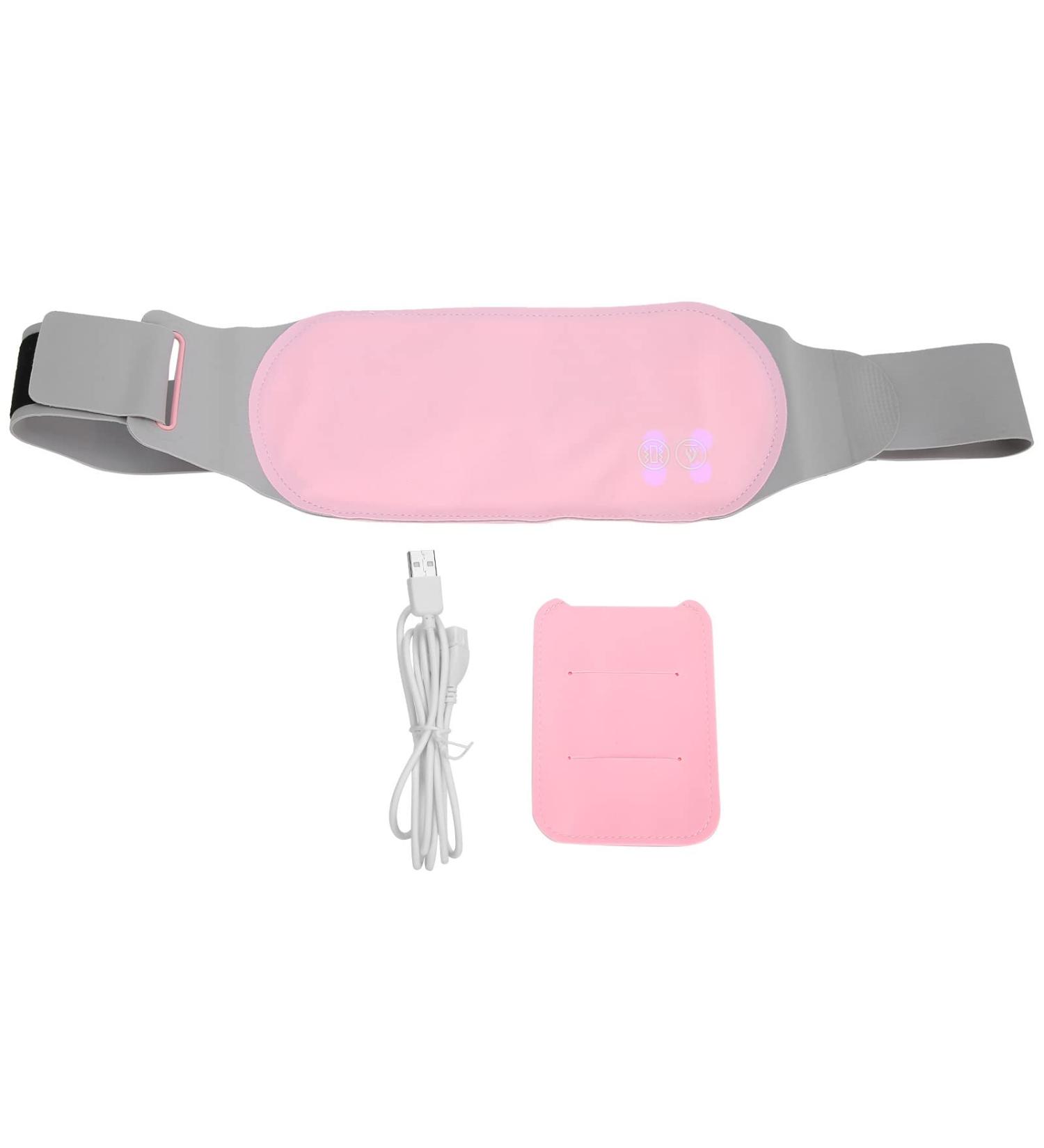 Warm Uterine Belt - USB Rechargeable Waterproof Heating Pad for Menstrual Cramps | 3 Gears Portable Polyurethane Pillows - Buy Online on SooperMarket.com