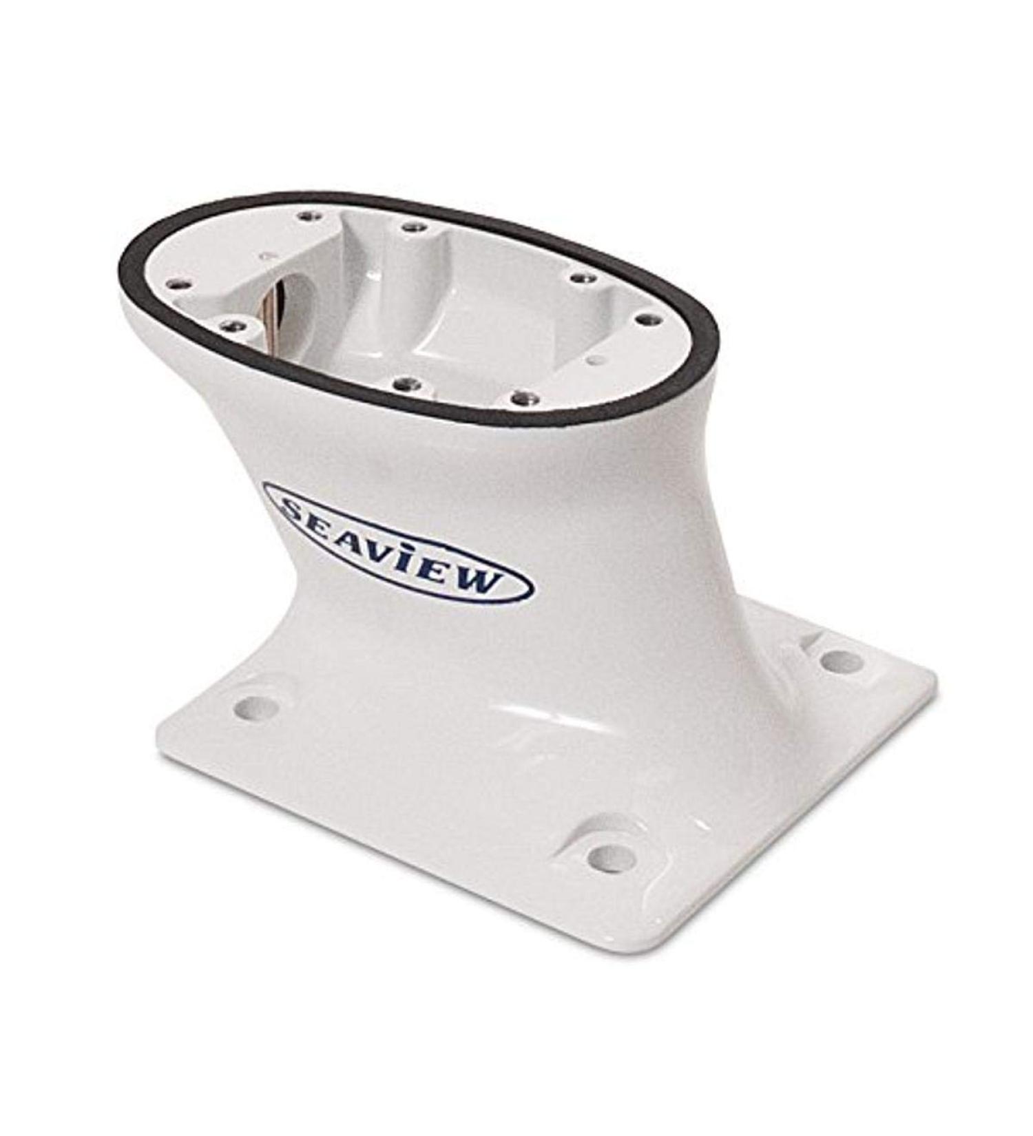 Seaview AFT Rake 5" Tall Radar Mount, White, PMA-57-M1