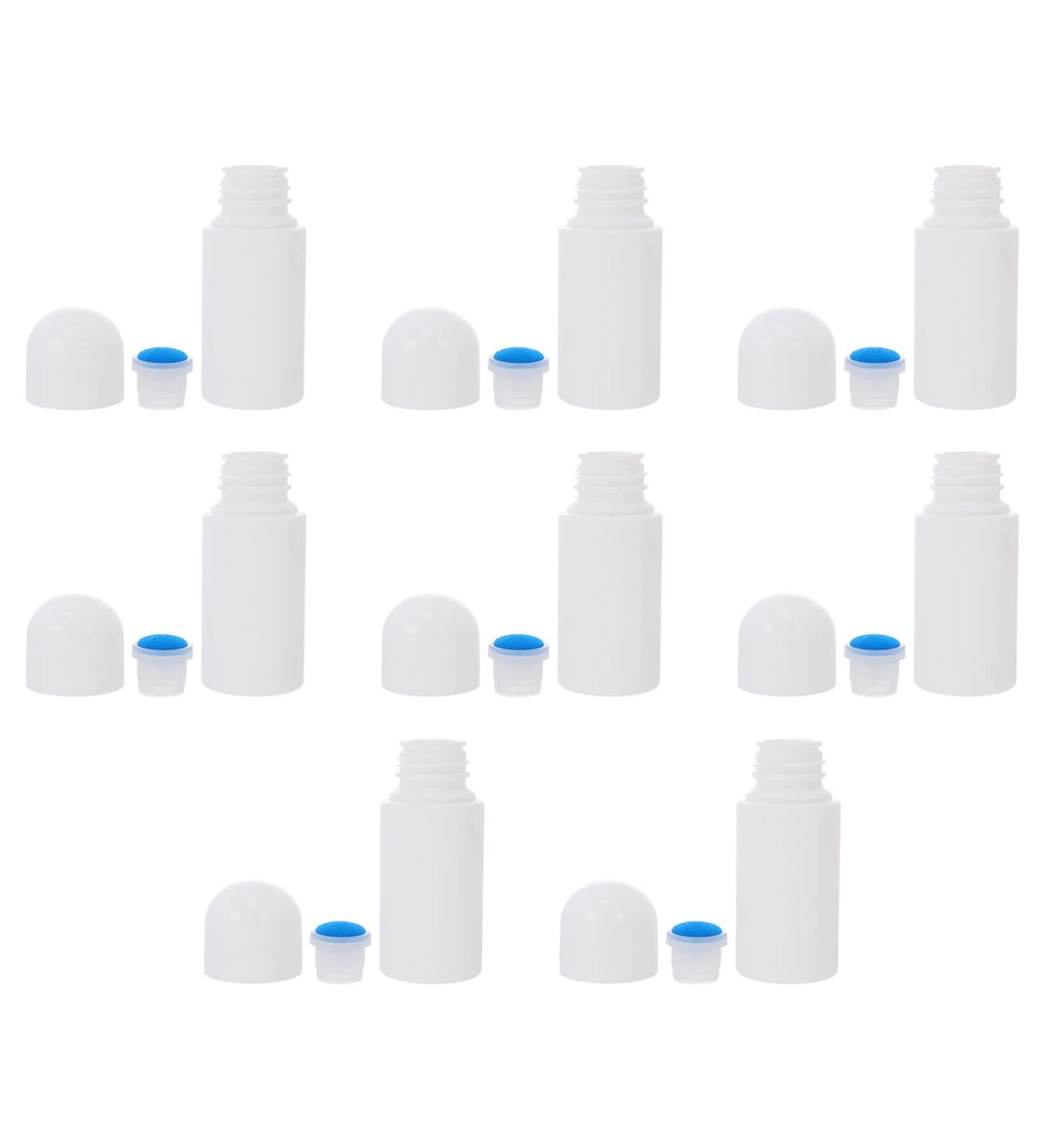 Mobestech 8Pcs Deodorant Bottles Sponge Head Applicator Liquid Bottles Refillable Sub Bottles Sponge Liniment Bottles Cosmetic Travel Lotion Storage Container 50ml (Color Random) - Buy Online on SooperMarket.com