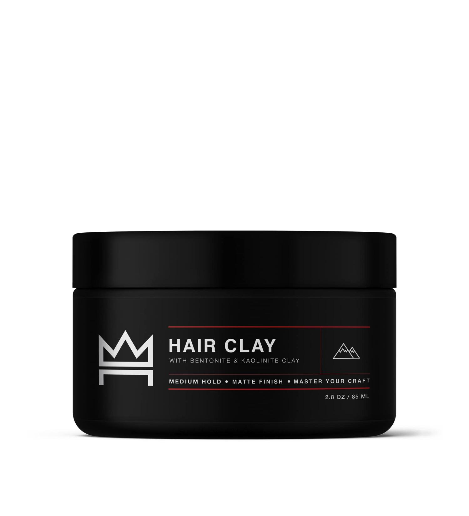 Hair Craft Co. Clay Pomade 2.8oz - Medium Hold Matte Finish - Stylist Approved for Textured, Thickened & Modern Styles - Unscented - Buy Online on SooperMarket.com