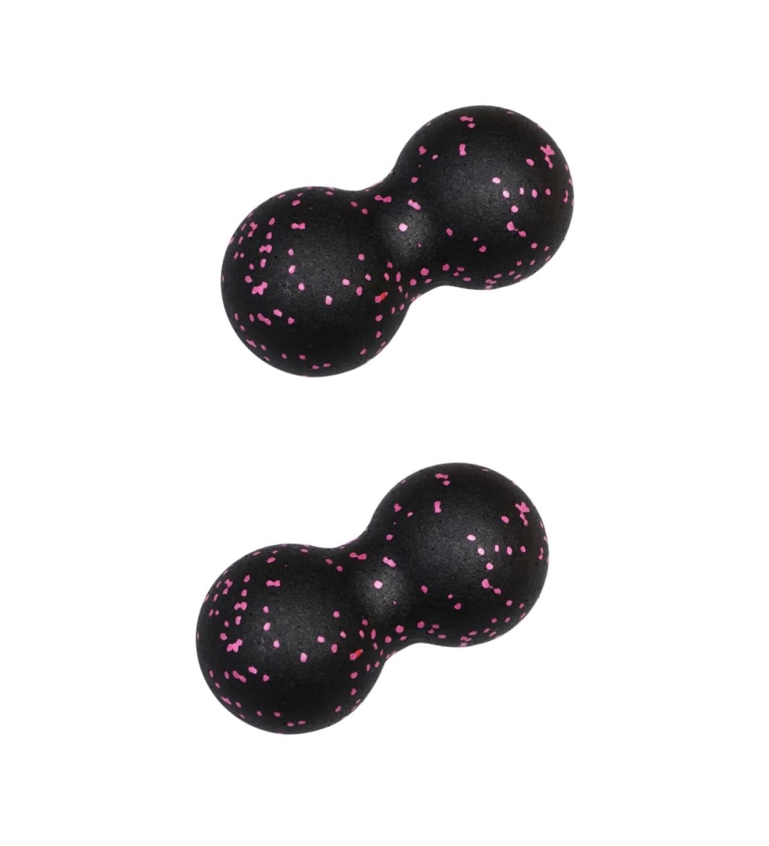 Clispeed 2-in-1 Yoga Peanut Lacrosse Balls | Double Massage Roller & Mobility Tool for Back Neck & Muscle Relief | International Shipping Available - Buy Online on SooperMarket.com
