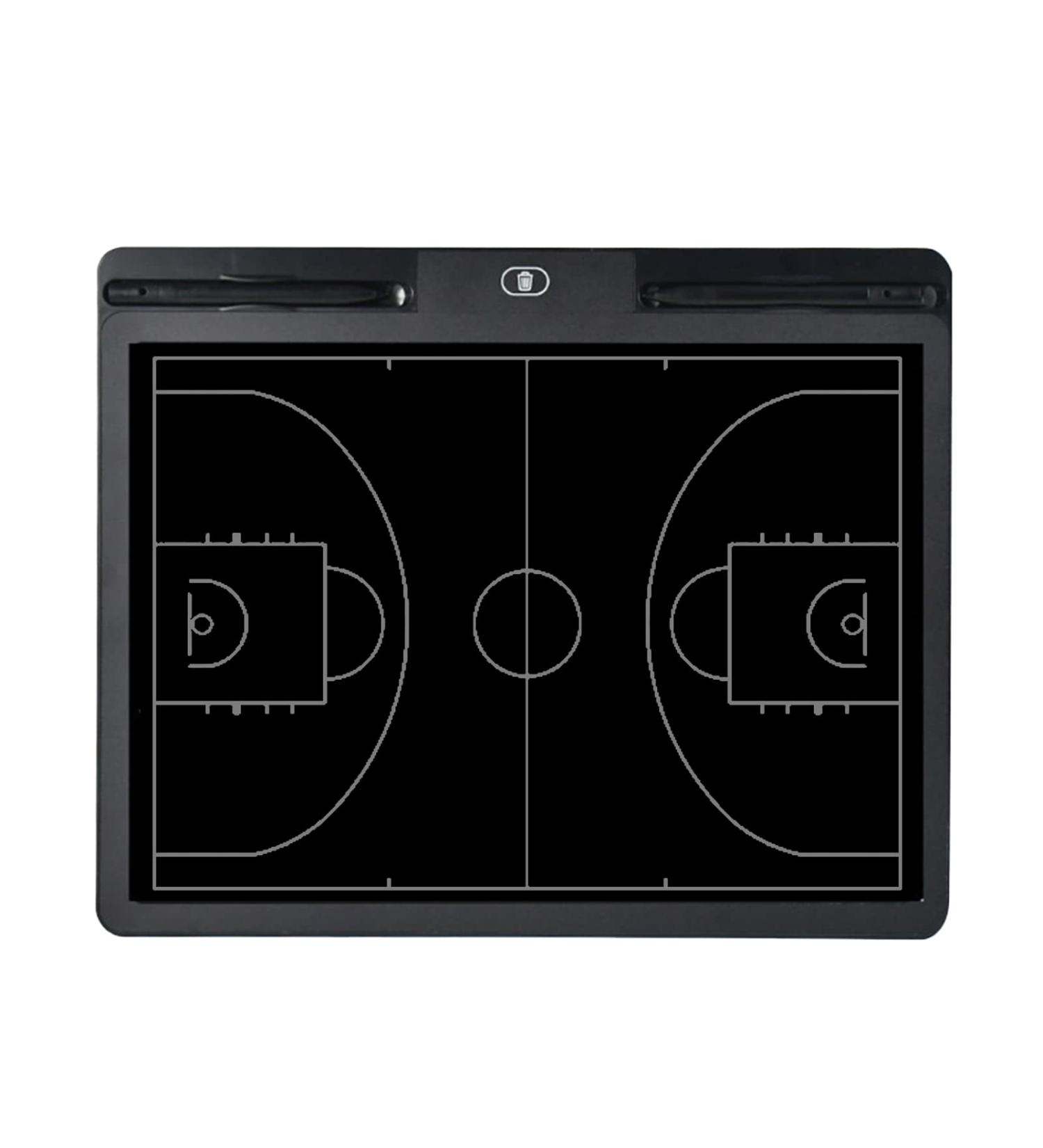 Pure Vie Electronic Basketball Coaching Board - LCD Tactical Clipboard Writing Tablet Blackboard with Stylus Pen | 16inch | Basketball Gift & Daily Training Assistant - Buy Online on SooperMarket.com