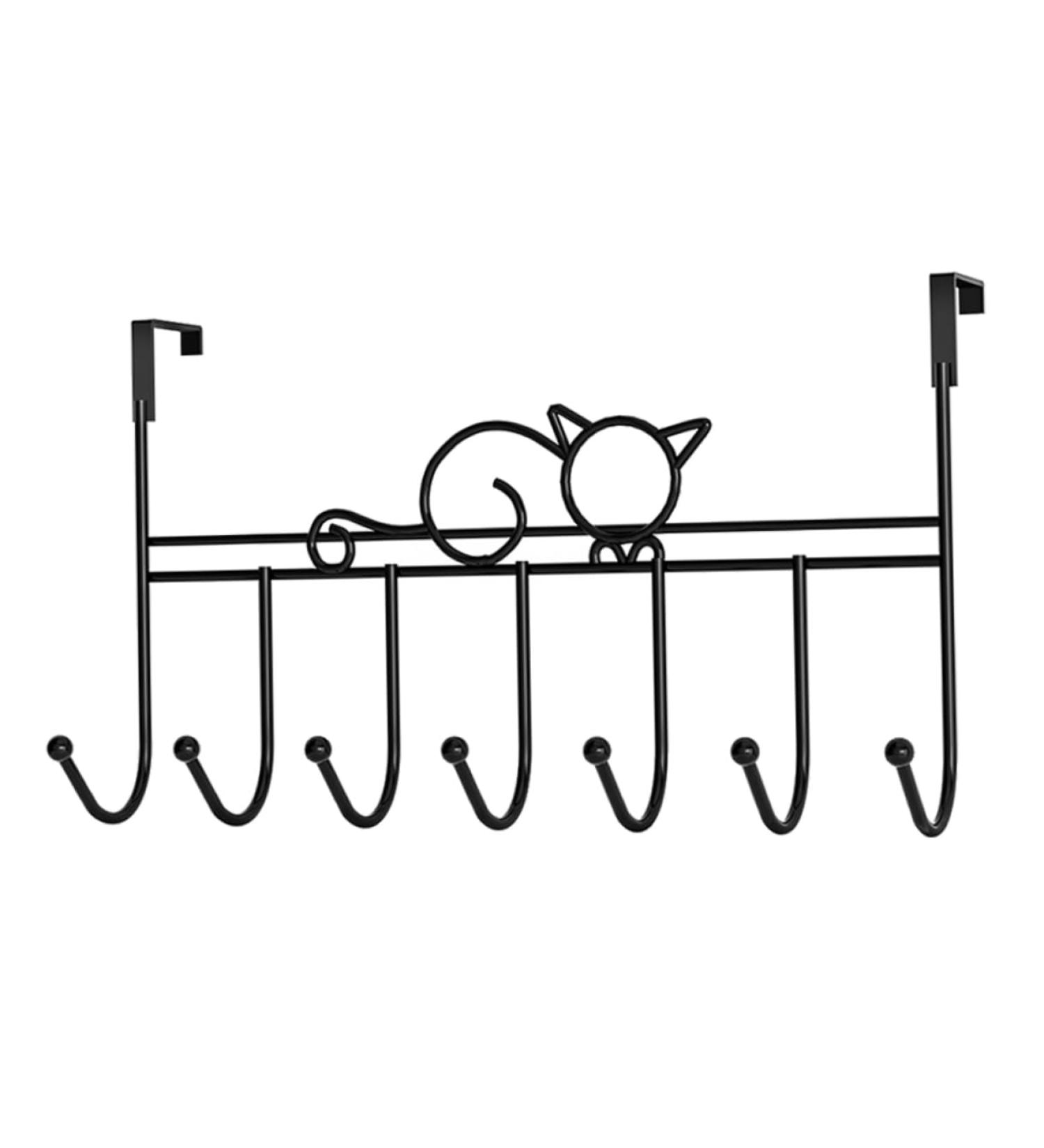 ABOOFAN 7 Door Hook Coat Hangers Hat Hangers Rustic Decor Over Door Organizer Hanging Office Storage Rack - Buy Online on SooperMarket.com