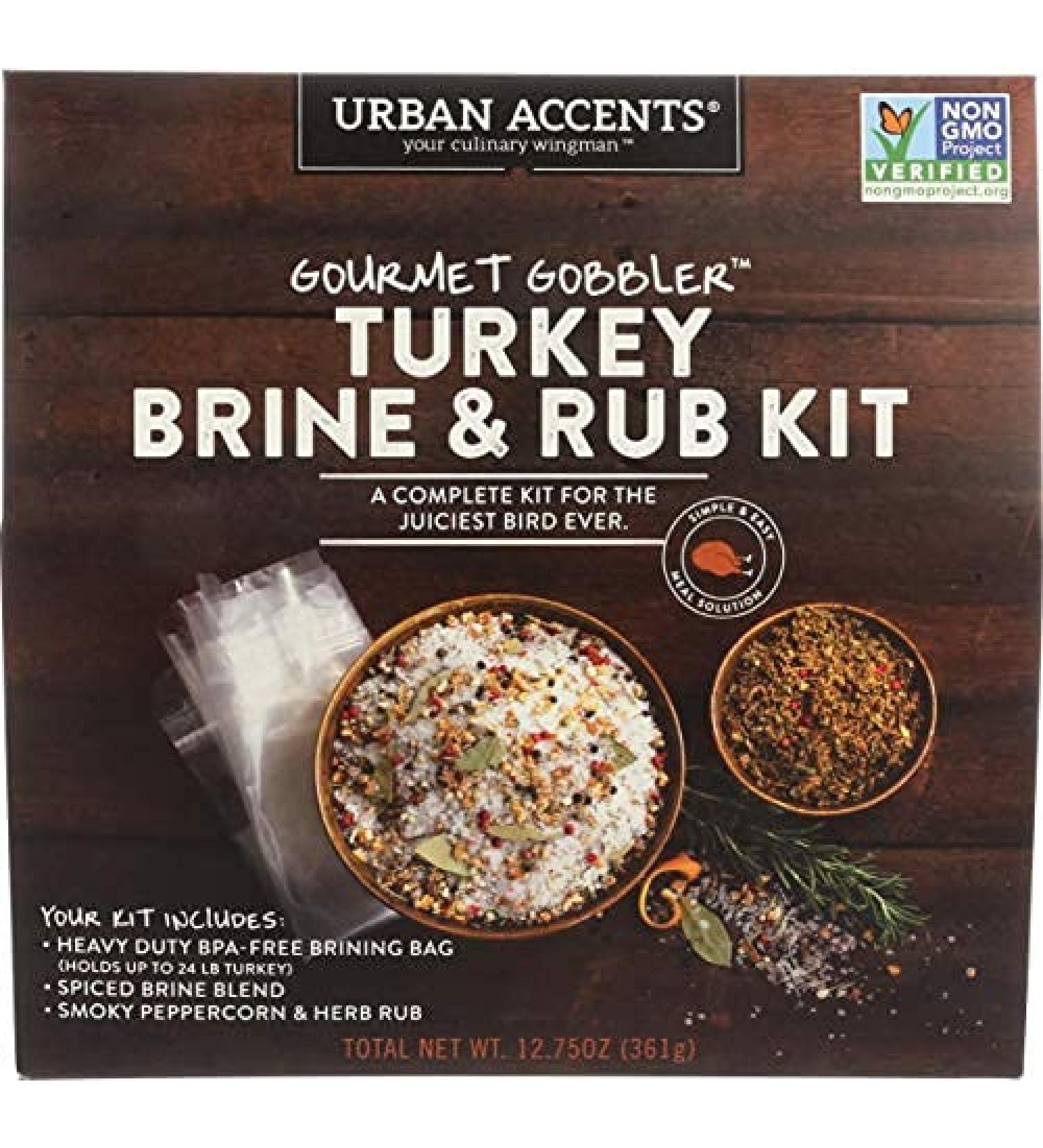 Urban Accents Gourmet Gobbler Turkey Brine Kit 12.75oz - Perfect for Thanksgiving (1 Pack) - Buy Online on SooperMarket.com