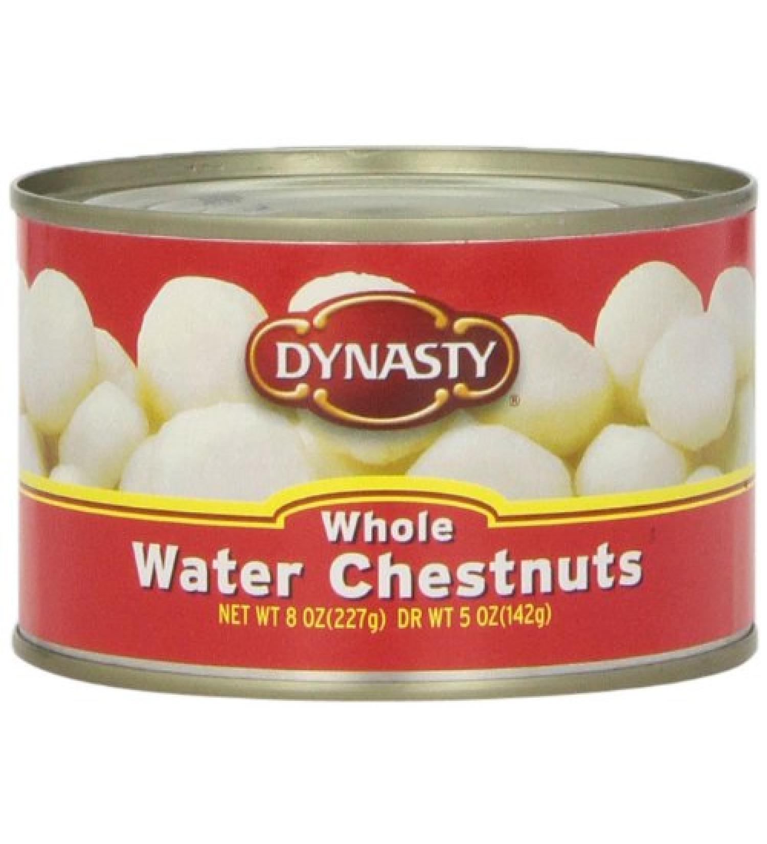 Dynasty Canned Whole Water Chestnuts  8-Ounce (Pack of 12) - Buy Online on SooperMarket.com