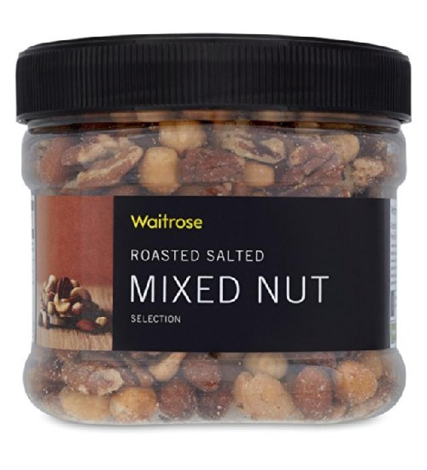 Luxury Roasted Salted Mixed Nuts Waitrose 400g