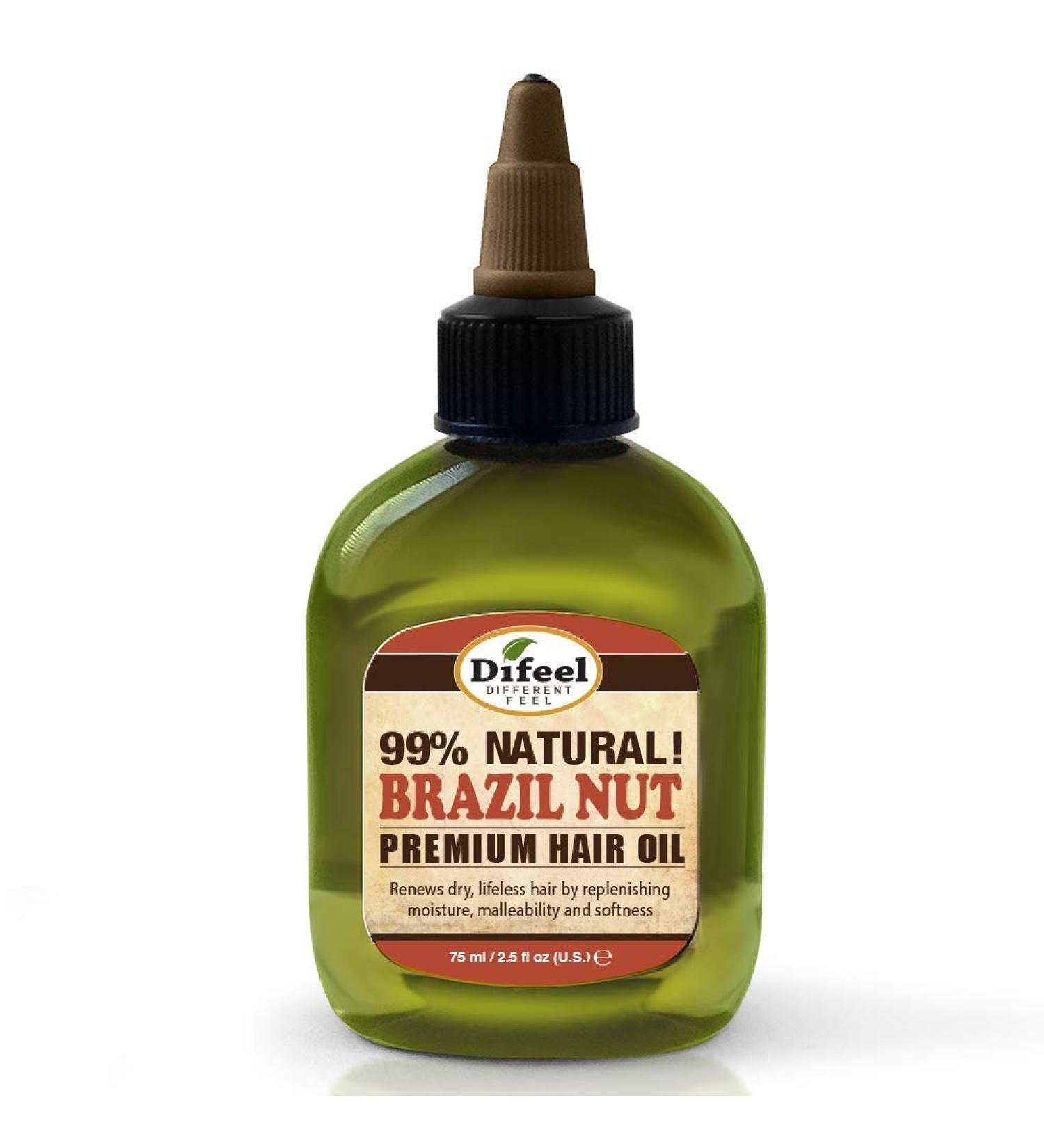Difeel Premium Natural Deep Conditioning Hair Oil with Brazil Nut Oil - 2.5 oz (6-Pack) - Buy Online on SooperMarket.com
