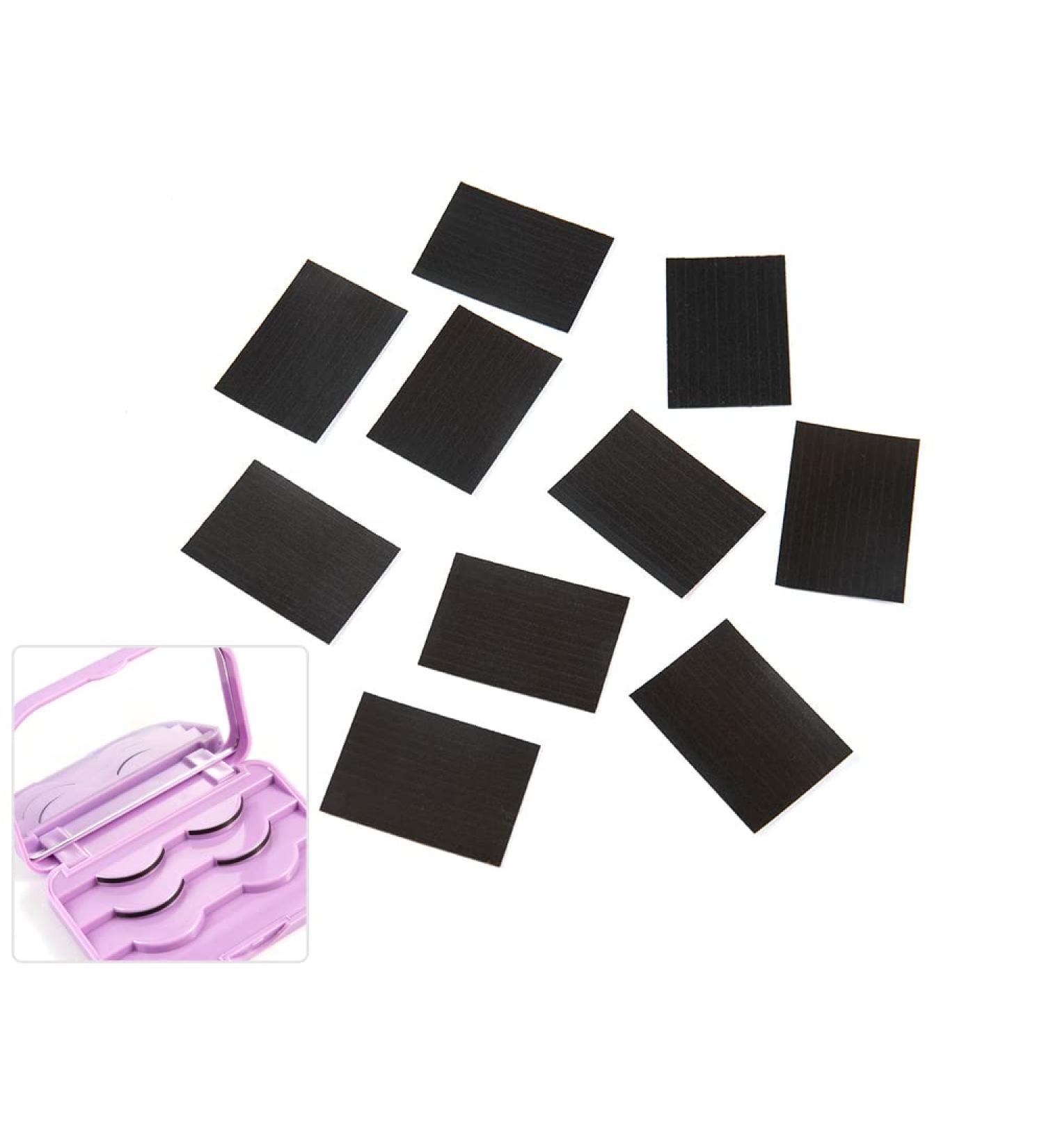10 Pack Magnetic Strip for False Eyelash Storage - Organize with Adhesive Magnetic Strips | Perfect for 6 Pairs - Buy Online on SooperMarket.com