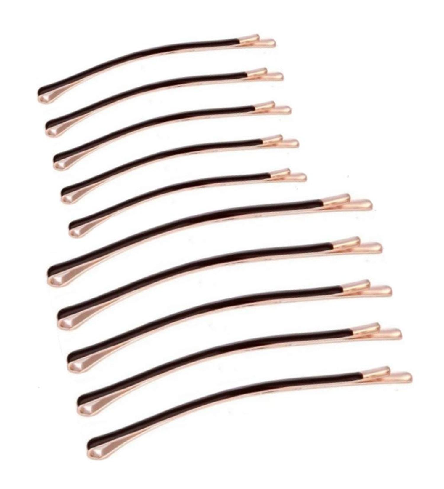Metal Jumbo Bobby Pins Hair Clips 10pcs (Brown) - 5 Large, 5 Small | Hair Decoration Accessories - Buy Online on SooperMarket.com
