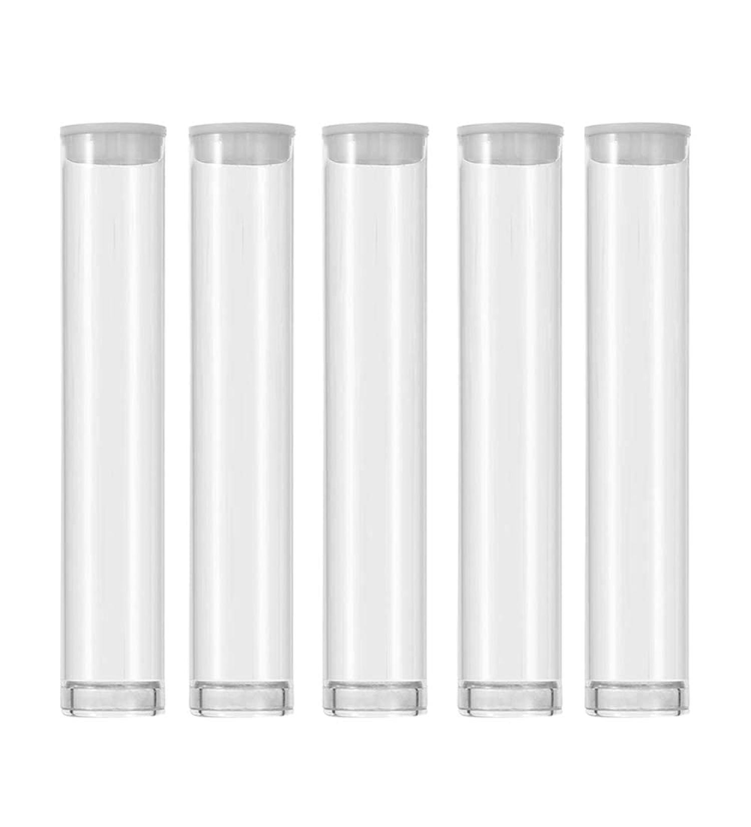SKMZ Clear PVC Tube Packaging with Caps 0.5ML 1ML Empty Cartridges - Bead Craft Supply Storage (100PACK) - Buy Online on SooperMarket.com