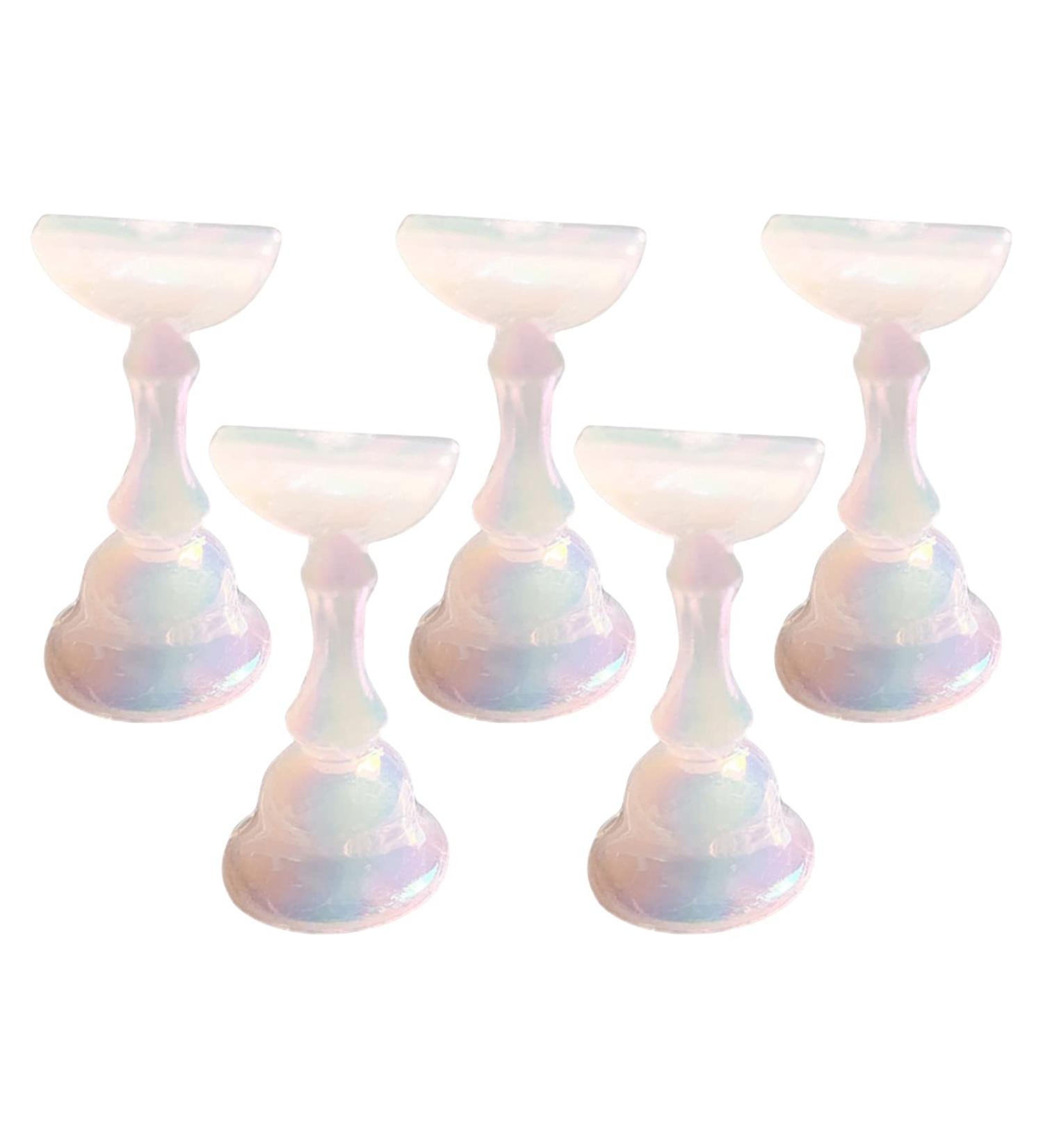 Sanwood 5-Piece Nail Display Holder Set Magnetic False Point Exercise Training Stand for Home Manicure Stable & Ideal for Female Nail Art - Buy Online on SooperMarket.com