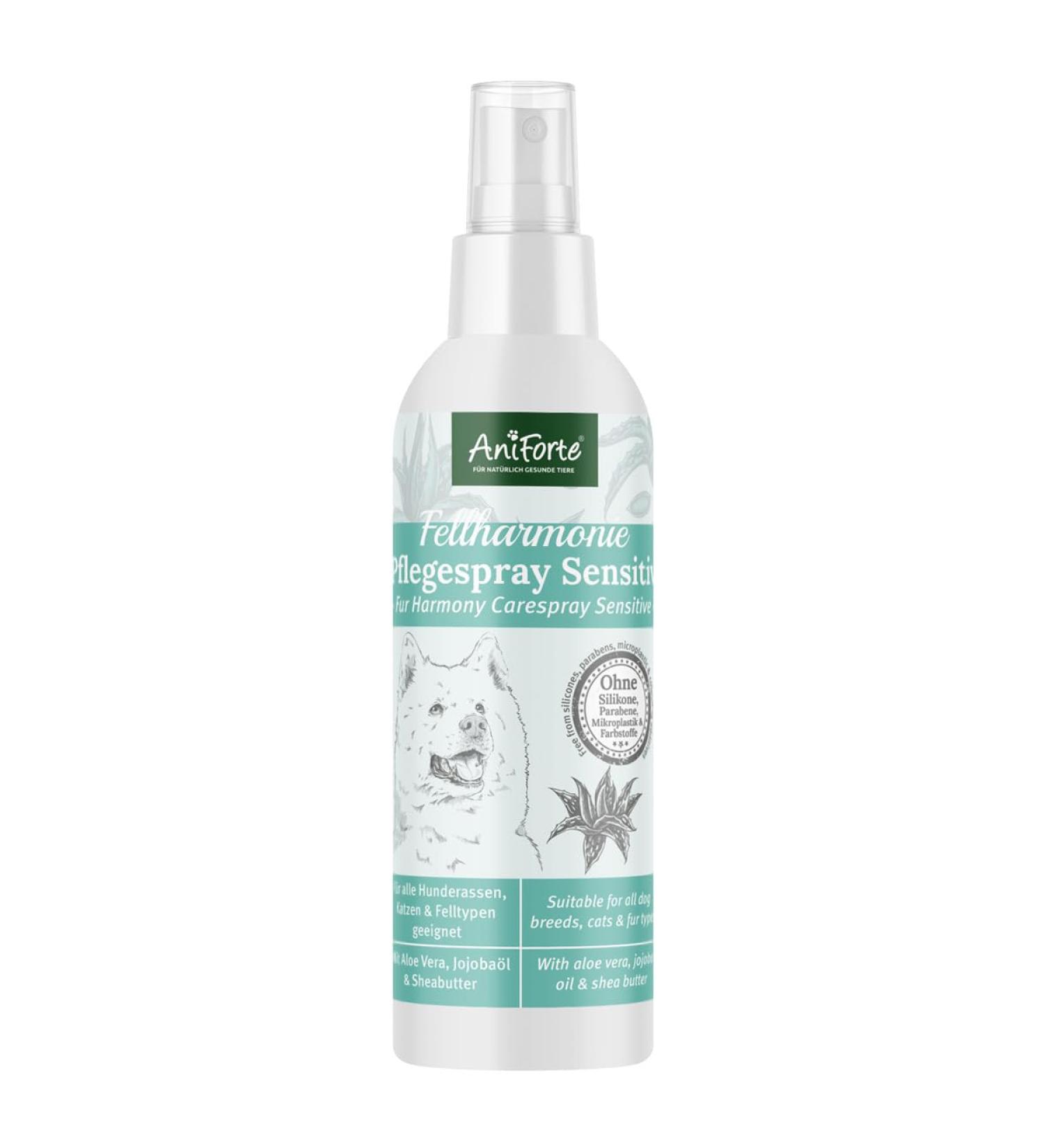 Aniforte Fellharmonie Nursing Spray Sensitive 200ml | Gentle Fur Care for Dogs & Cats | De-Grime & Combing Aid - Buy Online on SooperMarket.com