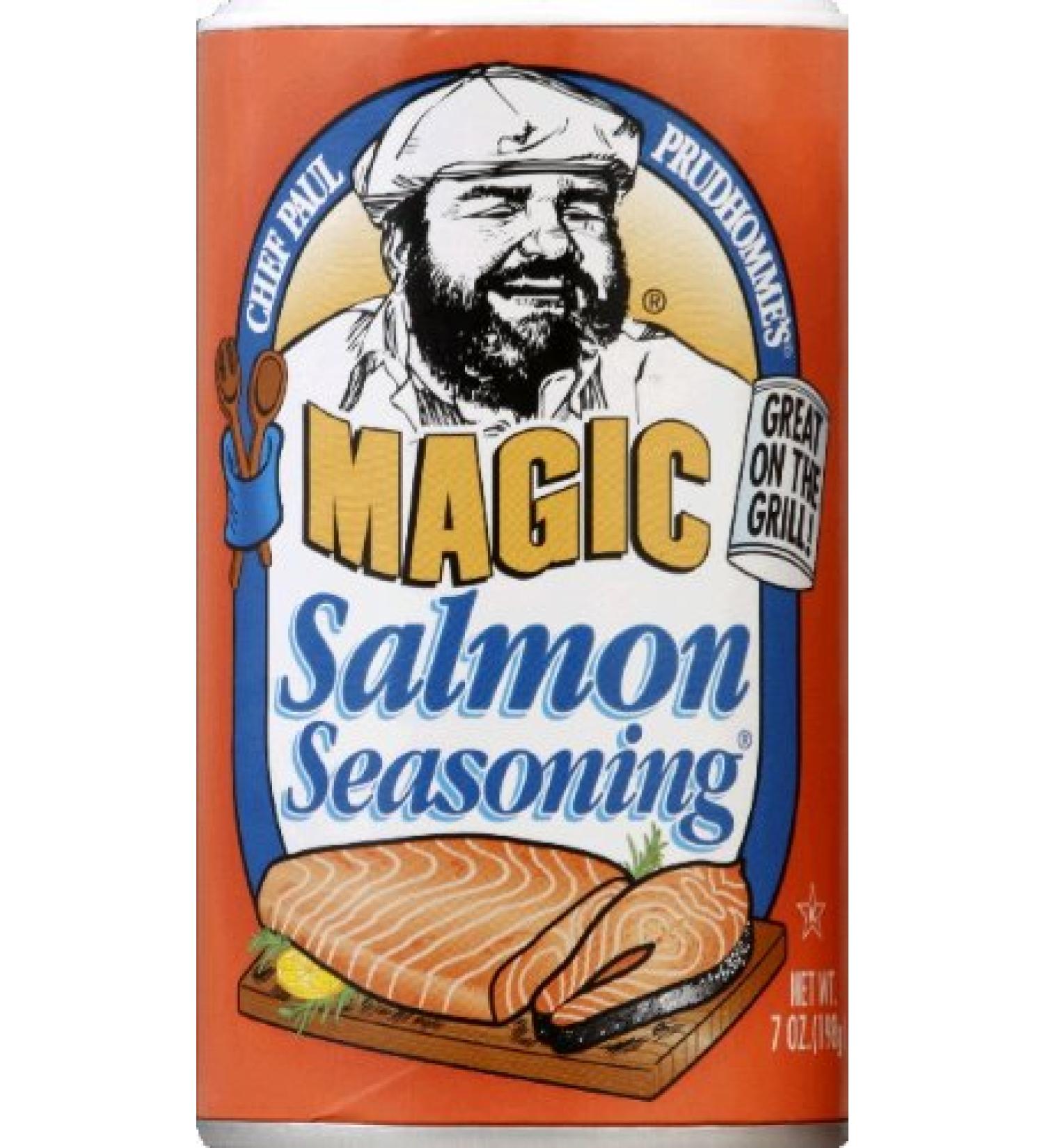 Chef Paul Prudhomme's Magic Salmon Seasoning 7 oz 3 Pack 7 Ounce (Pack of 3)