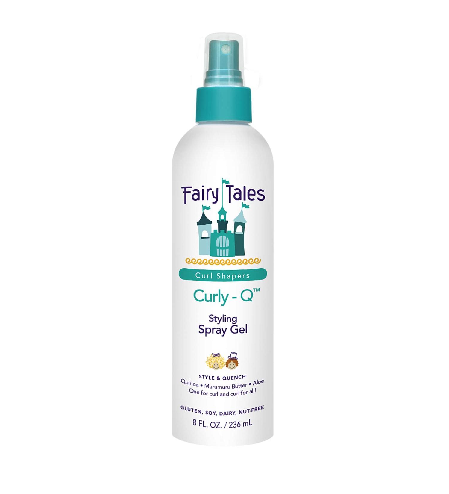 Fairy Tales Curly Q Kids Styling Spray Gel - Paraben & Sulfate Free - 8 oz - Buy Online on SooperMarket.com