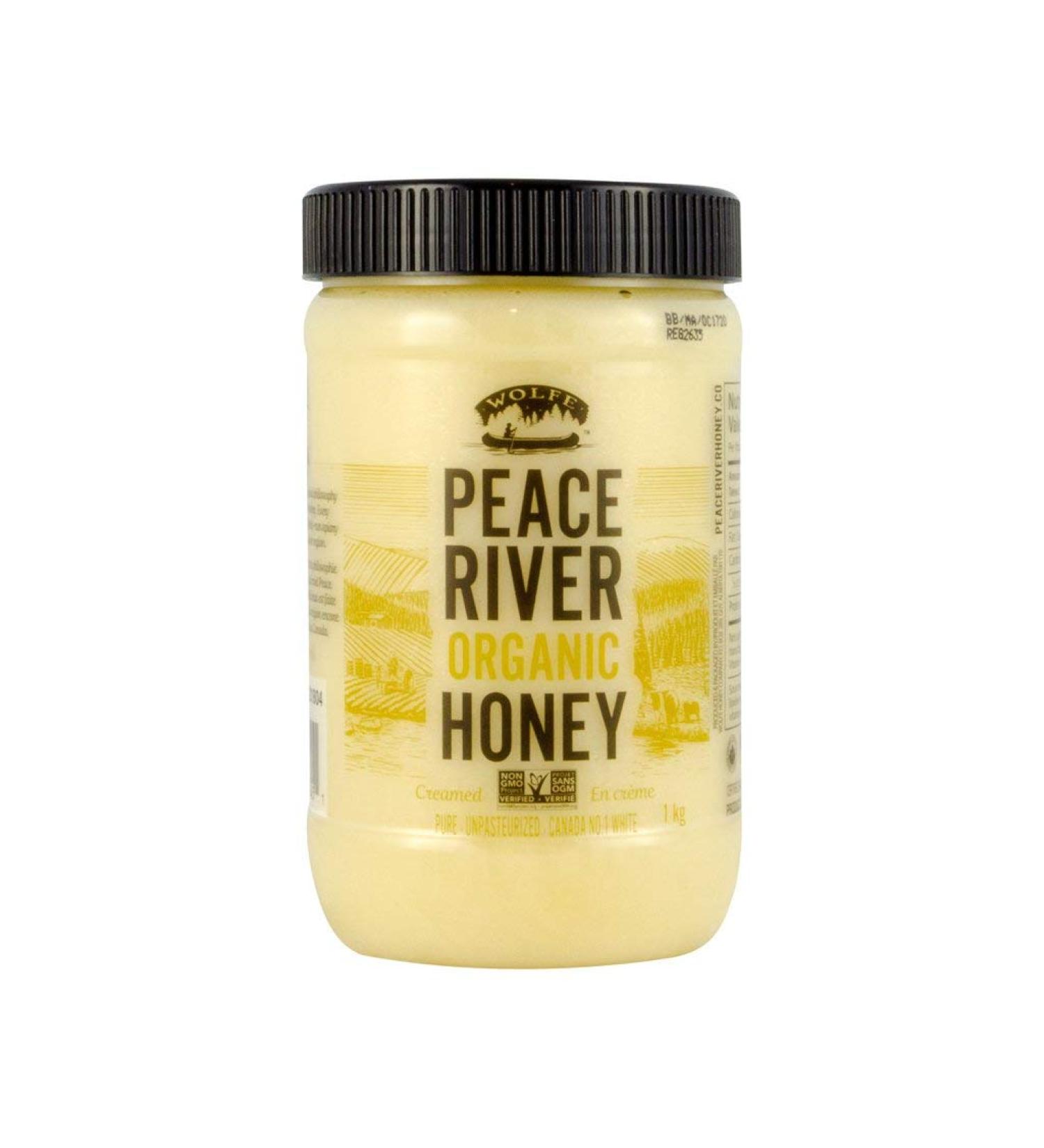 Peace River Canadian Organic Creamed Honey Unpasteurized - 1KG 2.2 LBS - Canada - Buy Online on SooperMarket.com