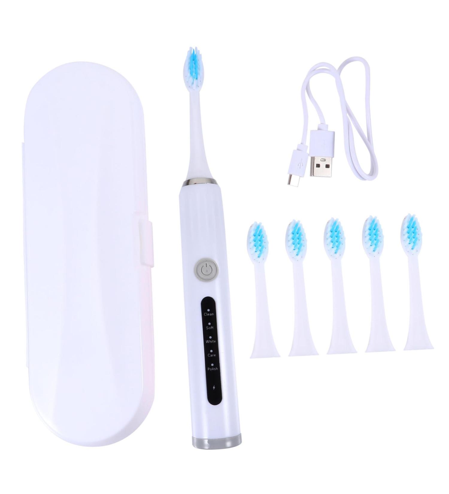 Buy Beavorty Electric Toothbrush Set - Portable & Practical for Kids & Adults | 1 Pack White - Best for Home Use - Buy Online on SooperMarket.com