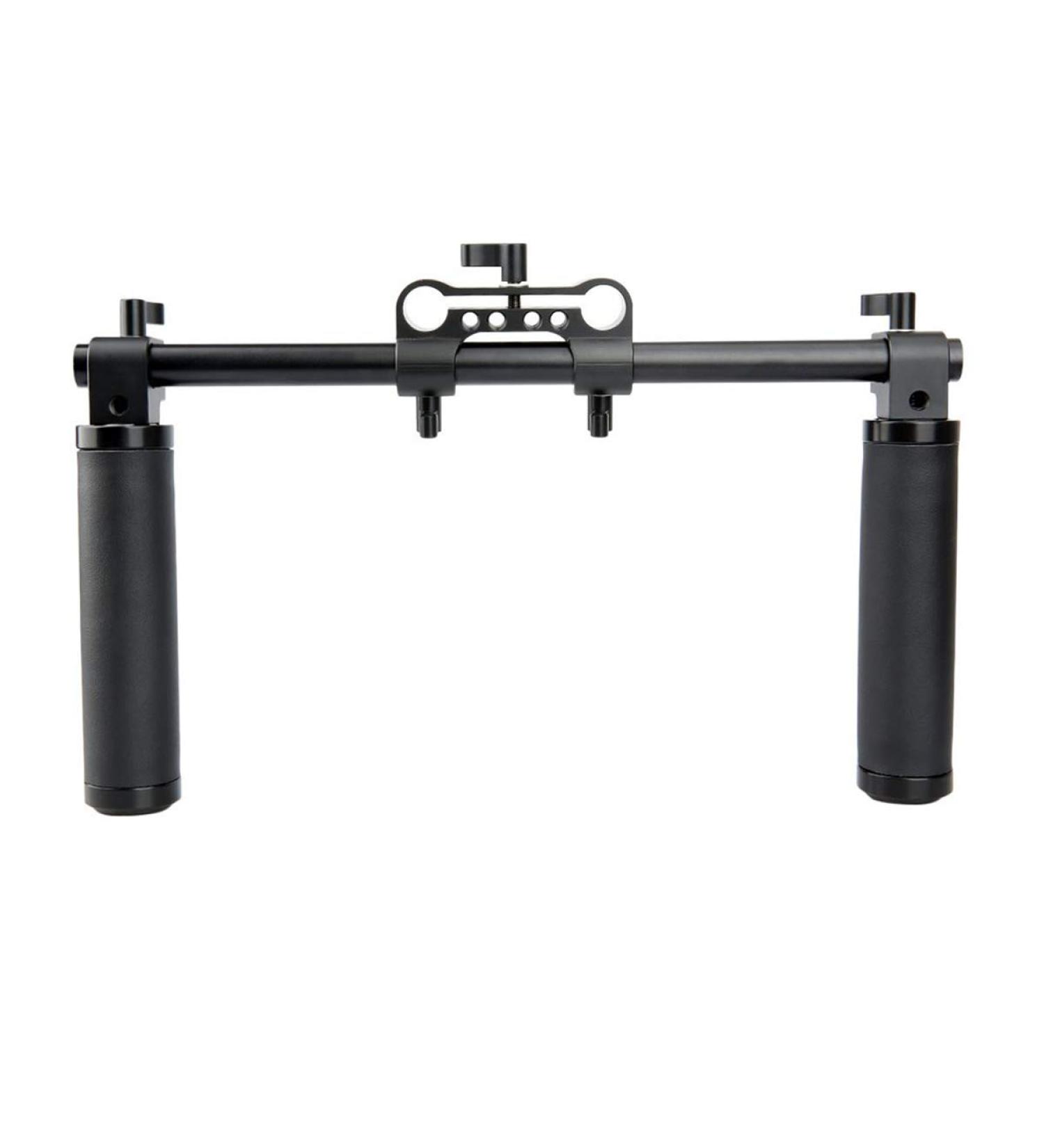 NICEYRIG Lens Handle Kit with 15mm Rod Clamp - 12 Long Rod for Video Camera Shoulder Rig - Buy Online on SooperMarket.com