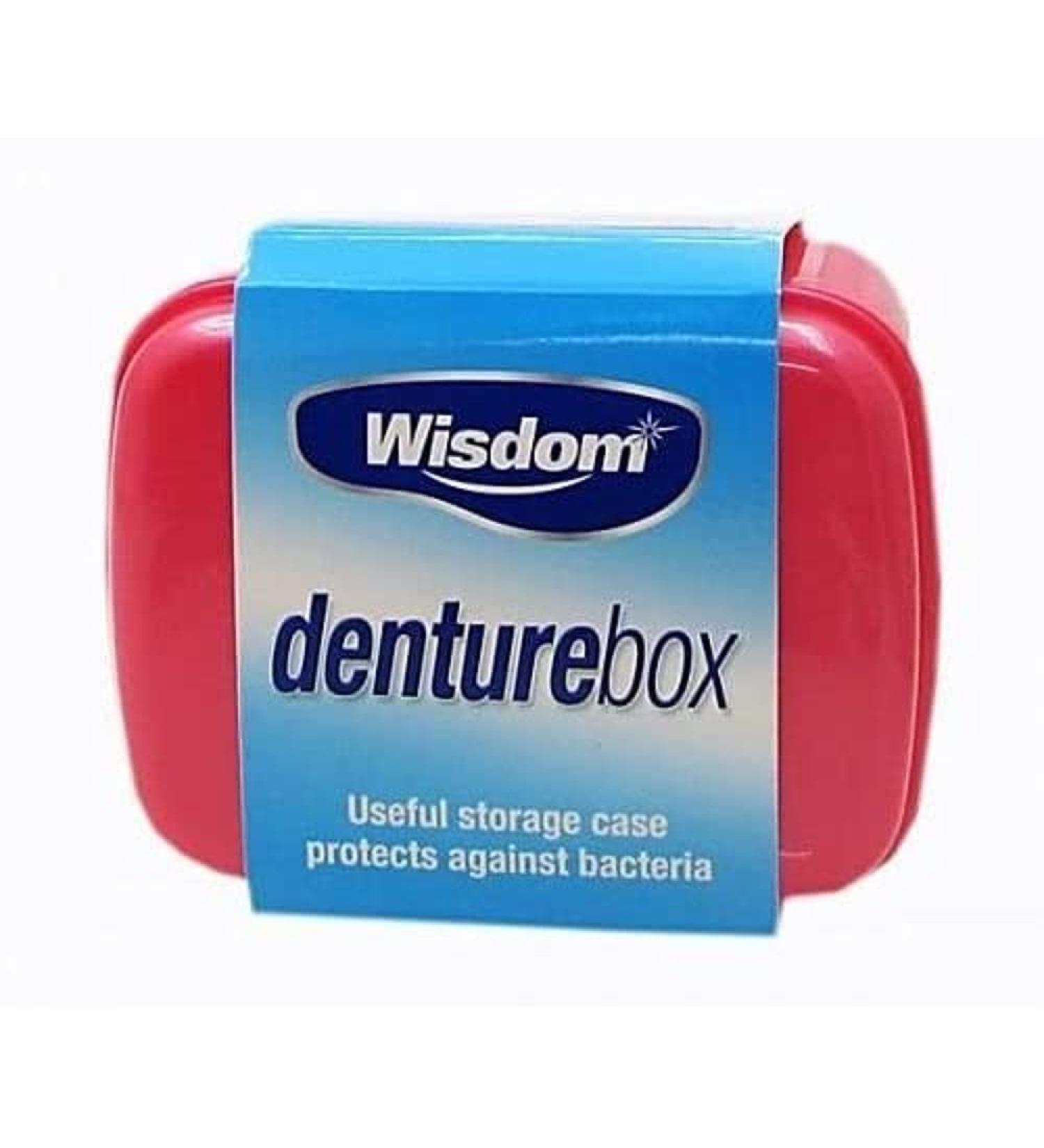 Wisdom Denture Box Storage Container - Assorted Colors | Denture Case for Daily Care - Buy Online on SooperMarket.com