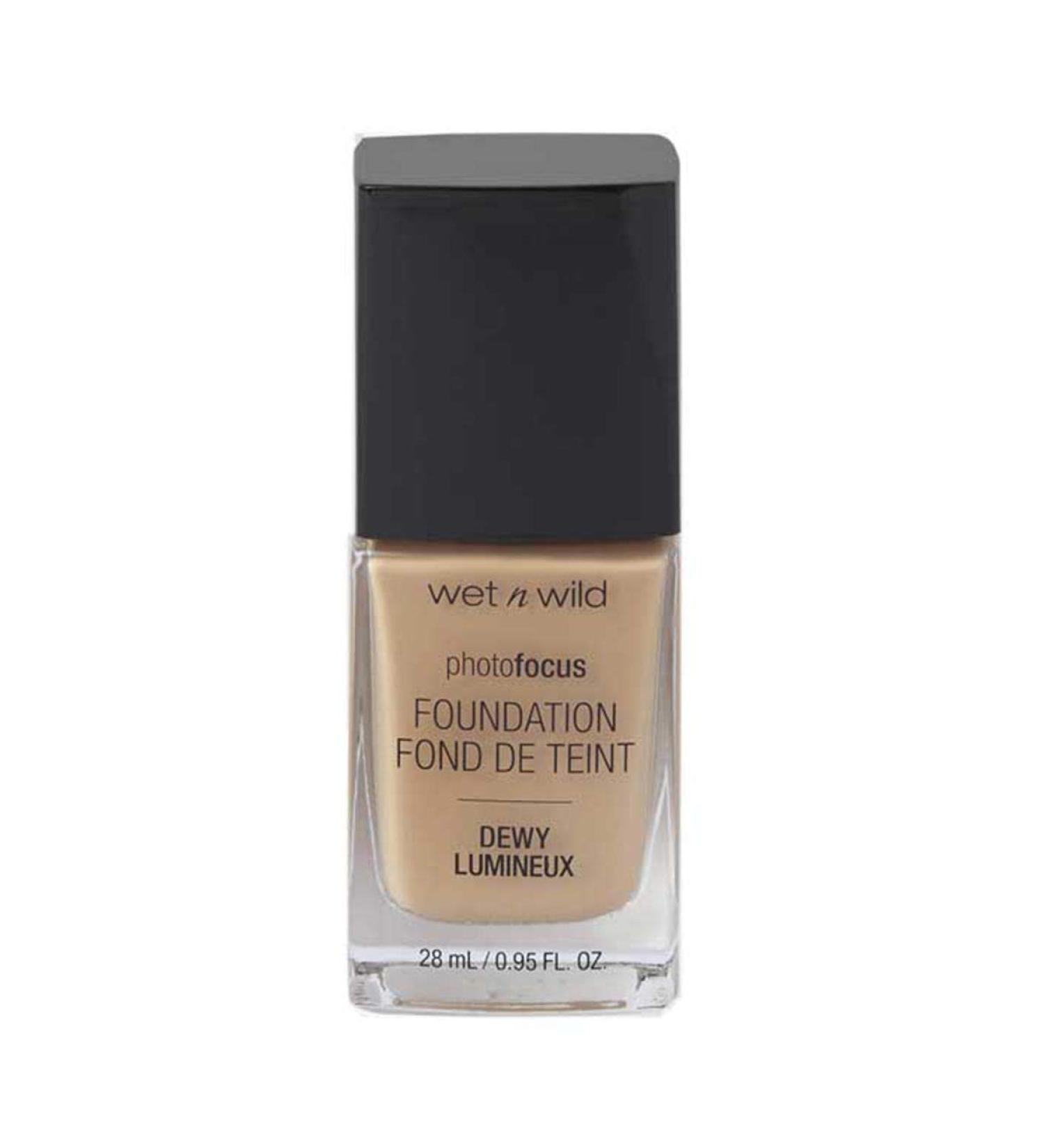 Wet 'n' Wild Photo Focus Dewy Weightless Foundation - Buildable Coverage for Normal to Dry Skin - Vegan - Classic Beige - Buy Online on SooperMarket.com