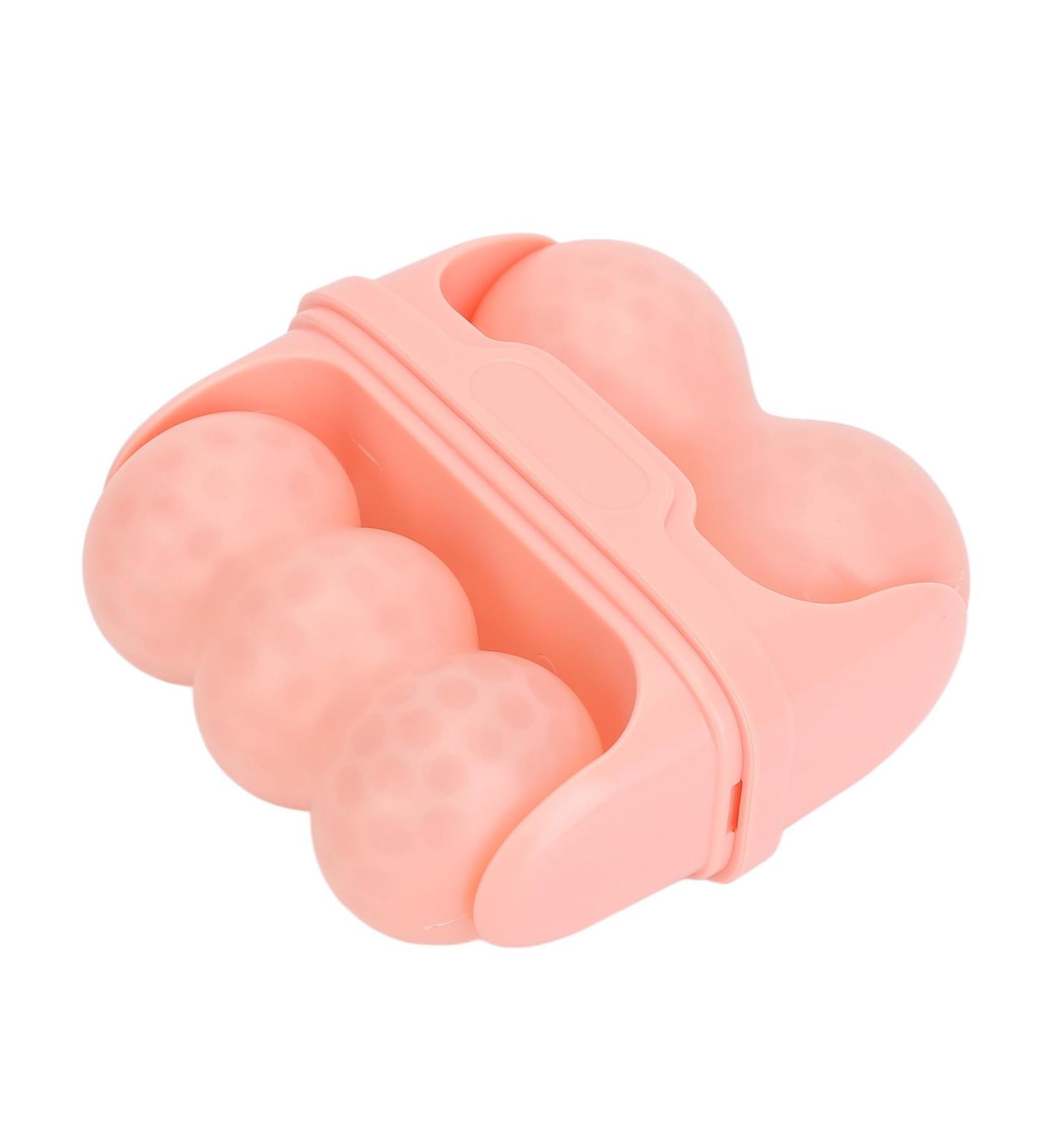Buy Eis Facial Scooter - 2-in-1 Portable Roll Massage Device for Sore Muscles & Migraines - Double W-Shaped Ice Wheel (Pink) | International Shipping - Buy Online on SooperMarket.com