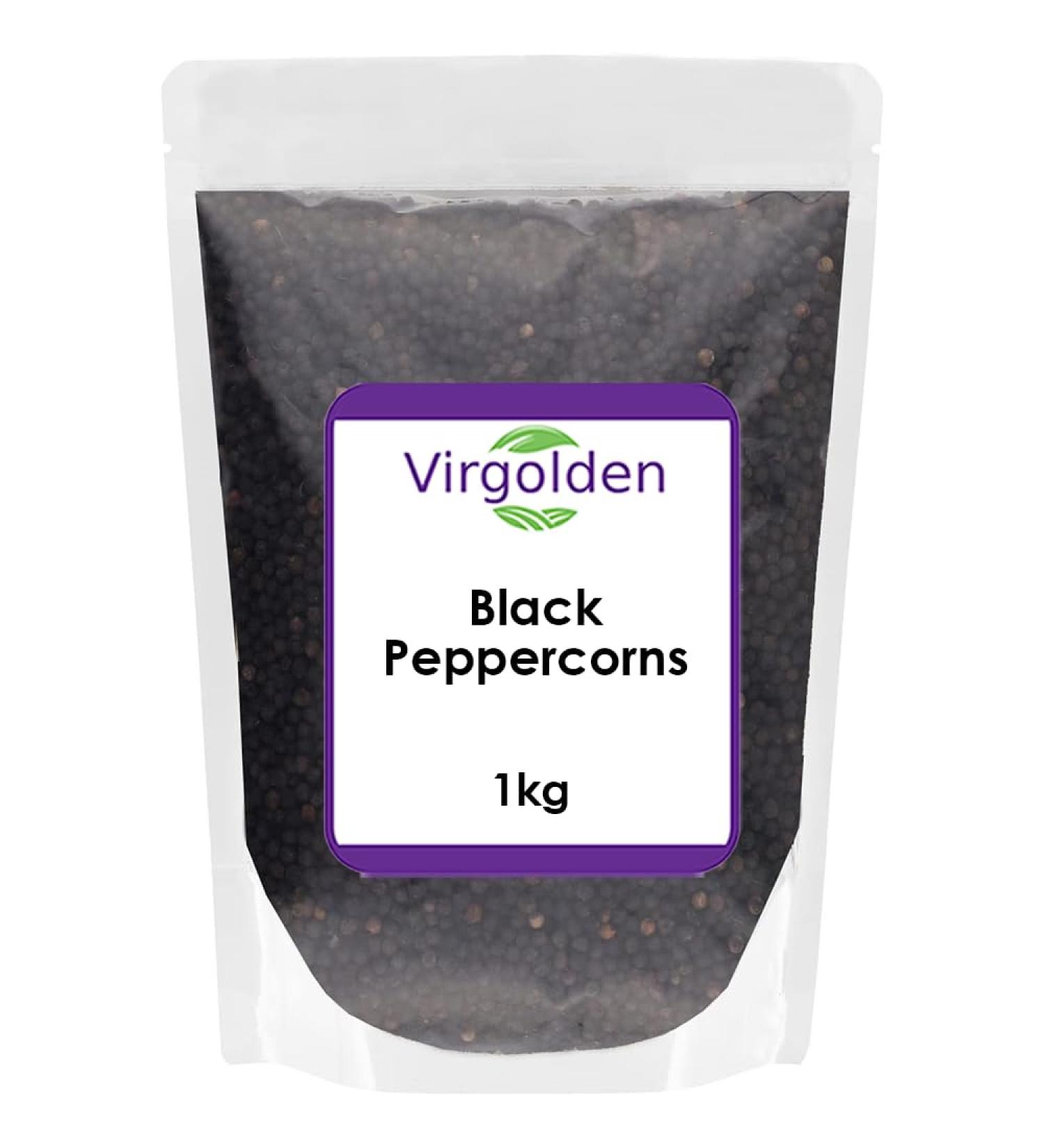 Black Peppercorns 1kg by Virgolden
