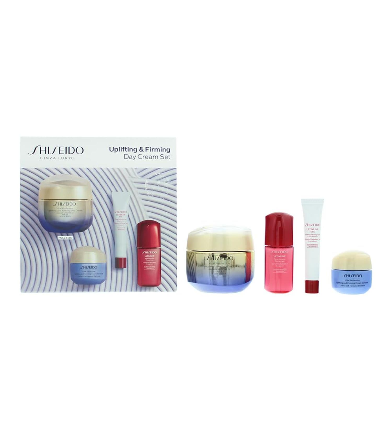 Shiseido Vital Perfection 4 Piece Gift Set: Cream 50ml - Overnight Firming Treat