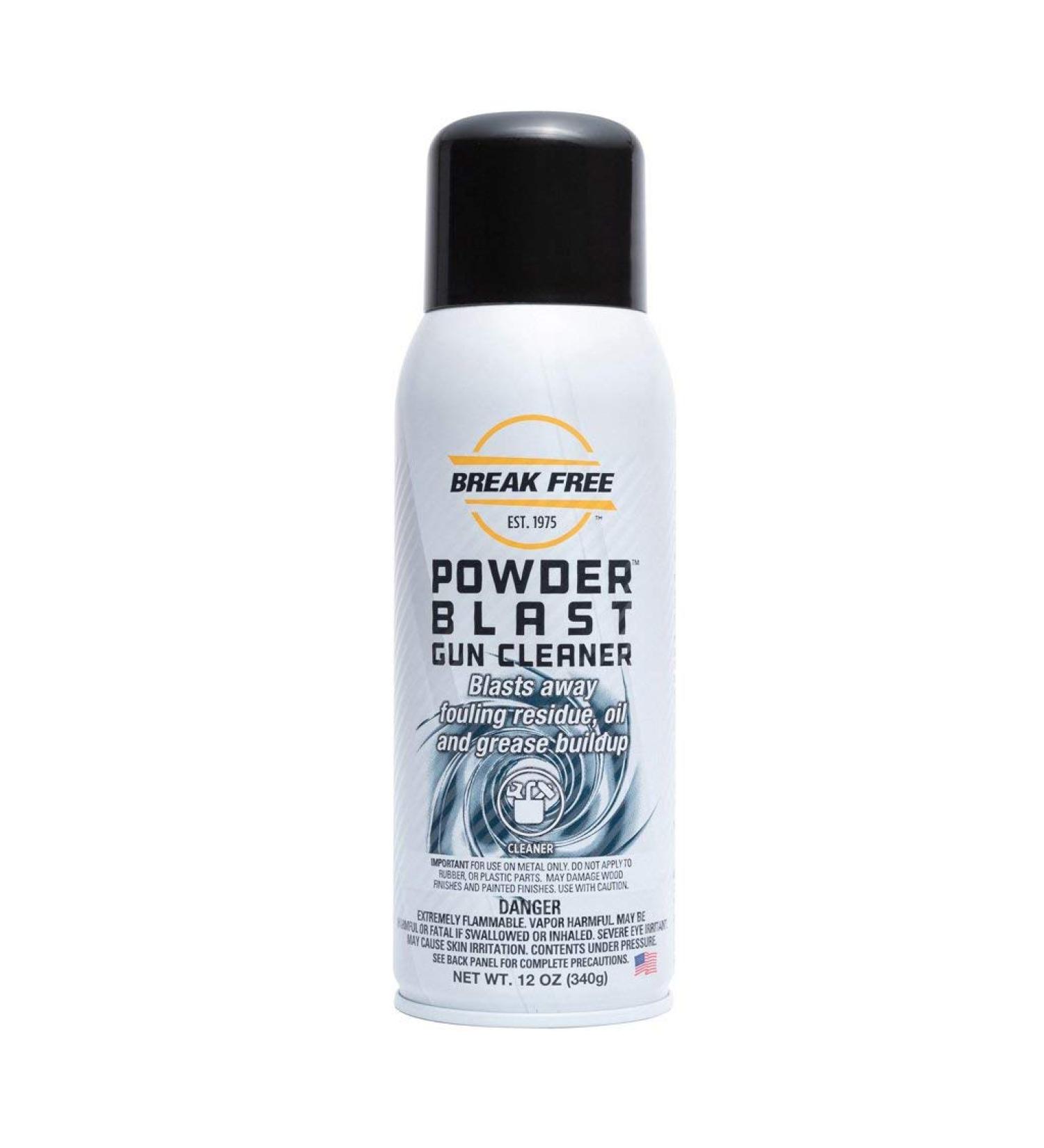 BREAK FREE GC-16 Powder Blast Gun Cleaner - Blast Away Gun Contaminants with Our Easy to Use Cleaner, Lubricant, and Preservative Spray | More Than Just Gun Oil | Aerosol Can (12-Ounce)