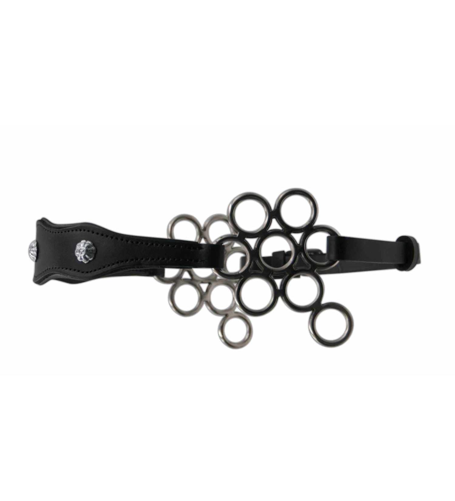 AMKA Hackamore Baroque Wheel of Fortune/Flower - Padded 034/101 | Premium International Shipping - Buy Online on SooperMarket.com