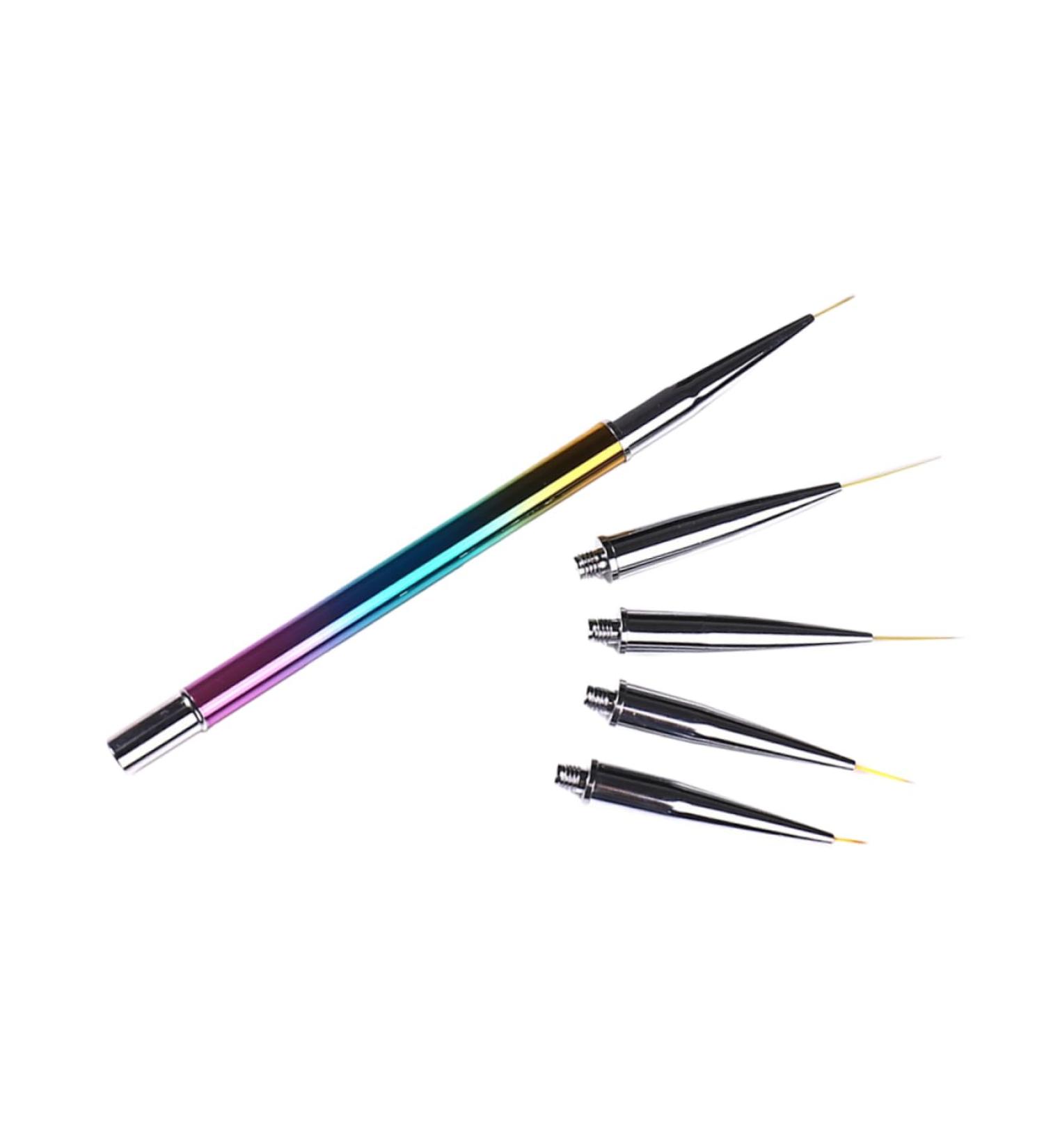 FOYTOKI 1 Set Nail Art Drawing Pen Manicure Pens Nails Brush Pen Nail Salon Supplies Nail Art Supplies Nail Art Liner Pens Salon Nail Art Tools Nail Line Pens Manicure Liner Nail Art Brush - Buy Online on SooperMarket.com