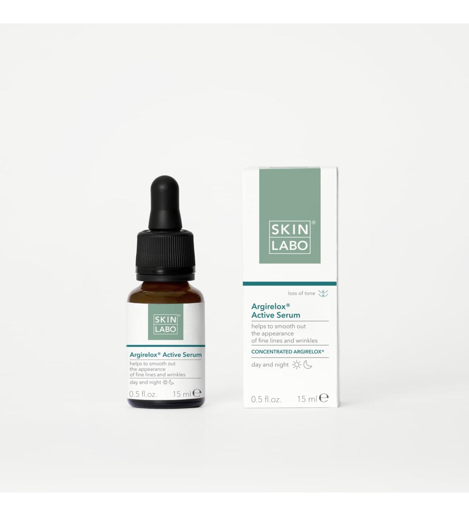 SkinLabo - Argirelox Active Serum Smoothes the appearance of fine lines Anti-wrinkle action Botox-like effect with Argirelox - 15 ml - Buy Online on SooperMarket.com